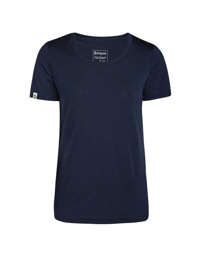 Kaipara - Merino Sportswear Merino Kurzarm Unterhemd Damen Regularfit 200 weiter Rundhals