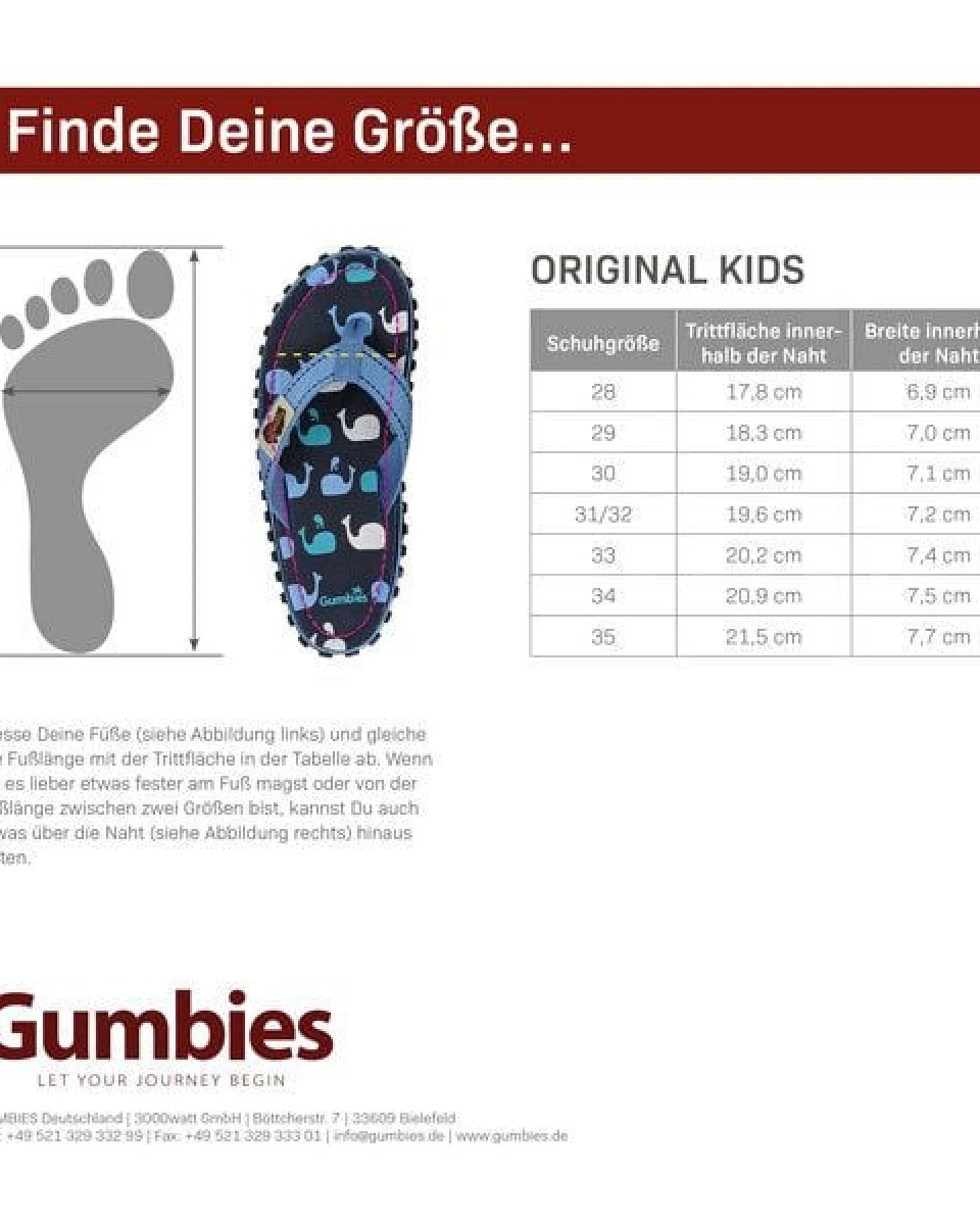 GUMBIES Kids - Nachhaltige Zehentrenner für Jungen und Mädchen – Ansicht 4
