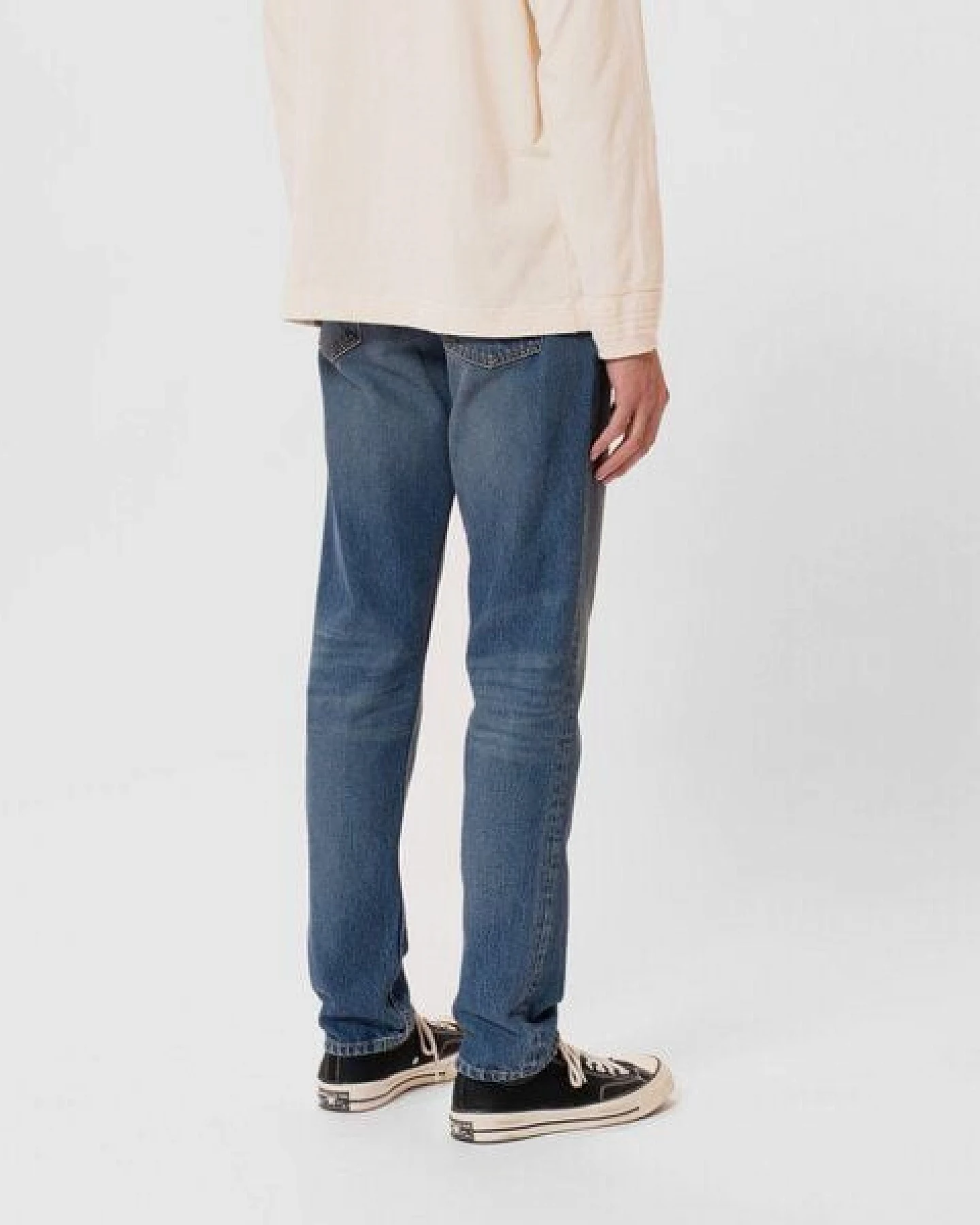 Nudie Jeans Jeans Steady Eddie II - Blue Haze – Ansicht 2