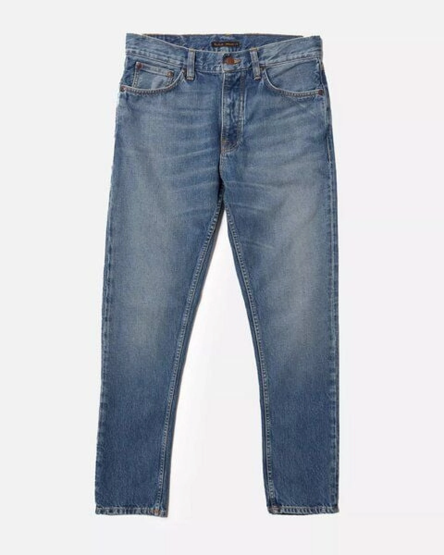 Nudie Jeans Jeans Steady Eddie II - Blue Haze – Ansicht 3