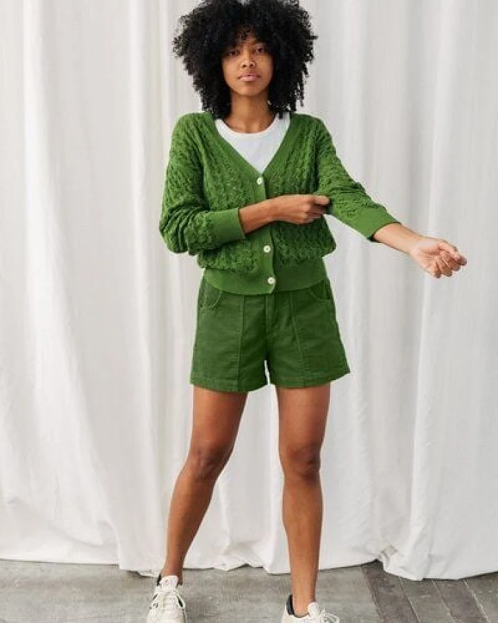 TWOTHIRDS Shorts Vegan "Cockatoo" aus recycelten Materialien