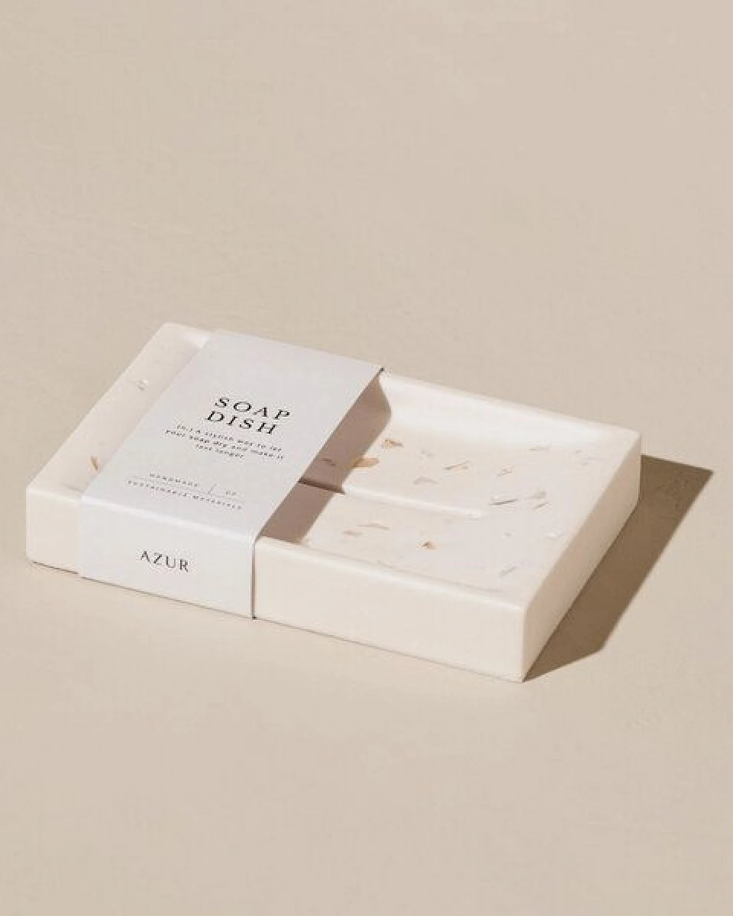 Azur Natural Bodycare Seifenschale Terrazzo – Ansicht 2