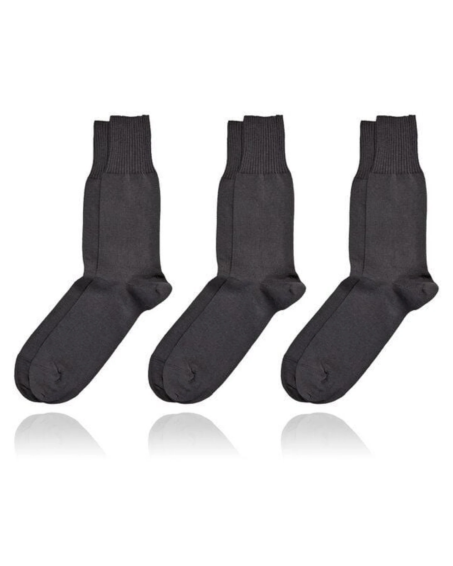 grödo Socken mit Komfortbündchen ohne Gummi für Damen und Herren (3er Pack) – Ansicht 3