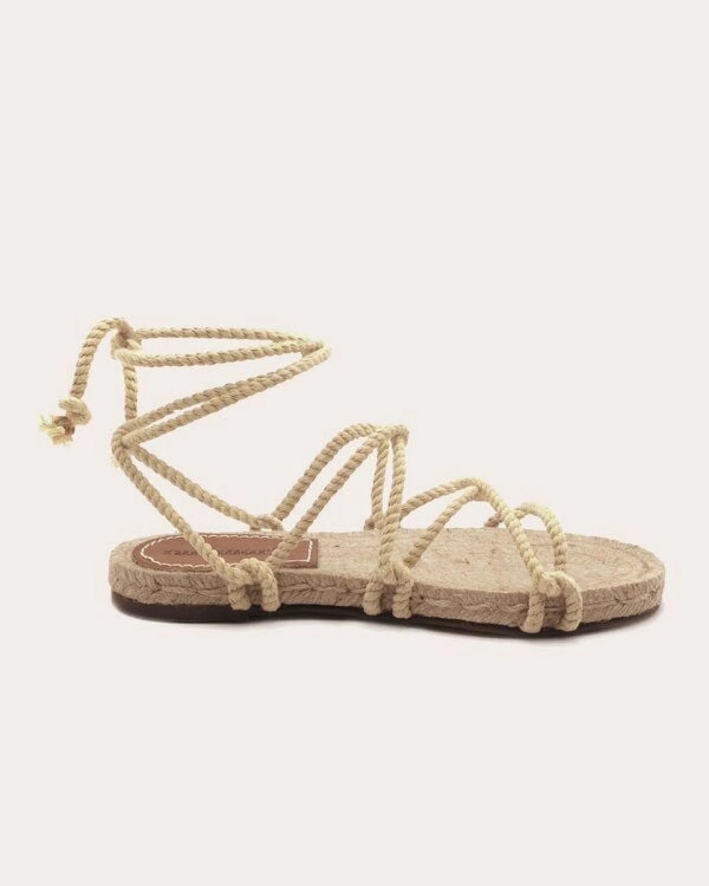 Rarámuri Natürliche Yute-Sandalen mit austauschbaren Bändern - Cruz Vegan – Ansicht 3