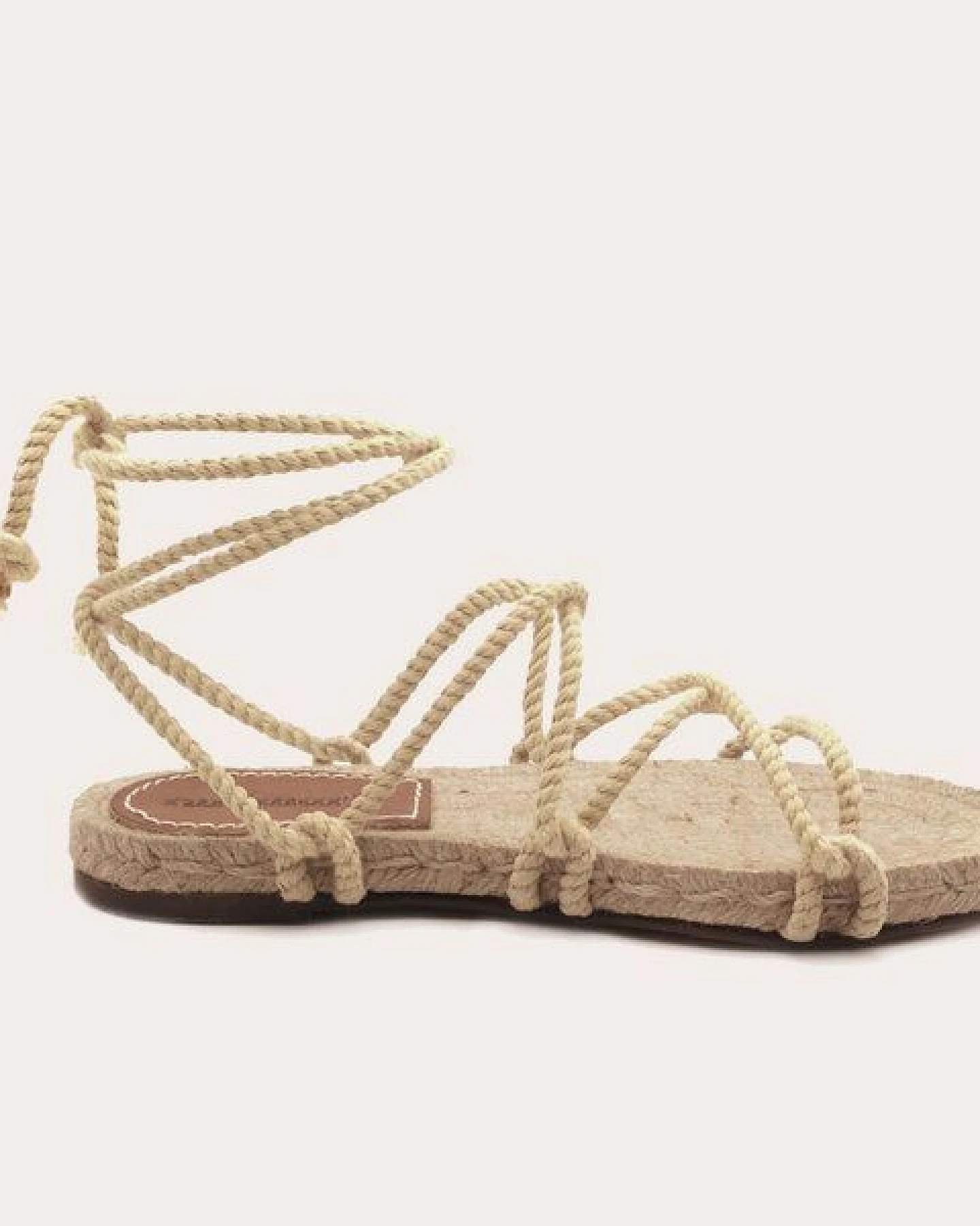 Rarámuri Natürliche Yute-Sandalen mit austauschbaren Bändern - Cruz Vegan – Ansicht 3