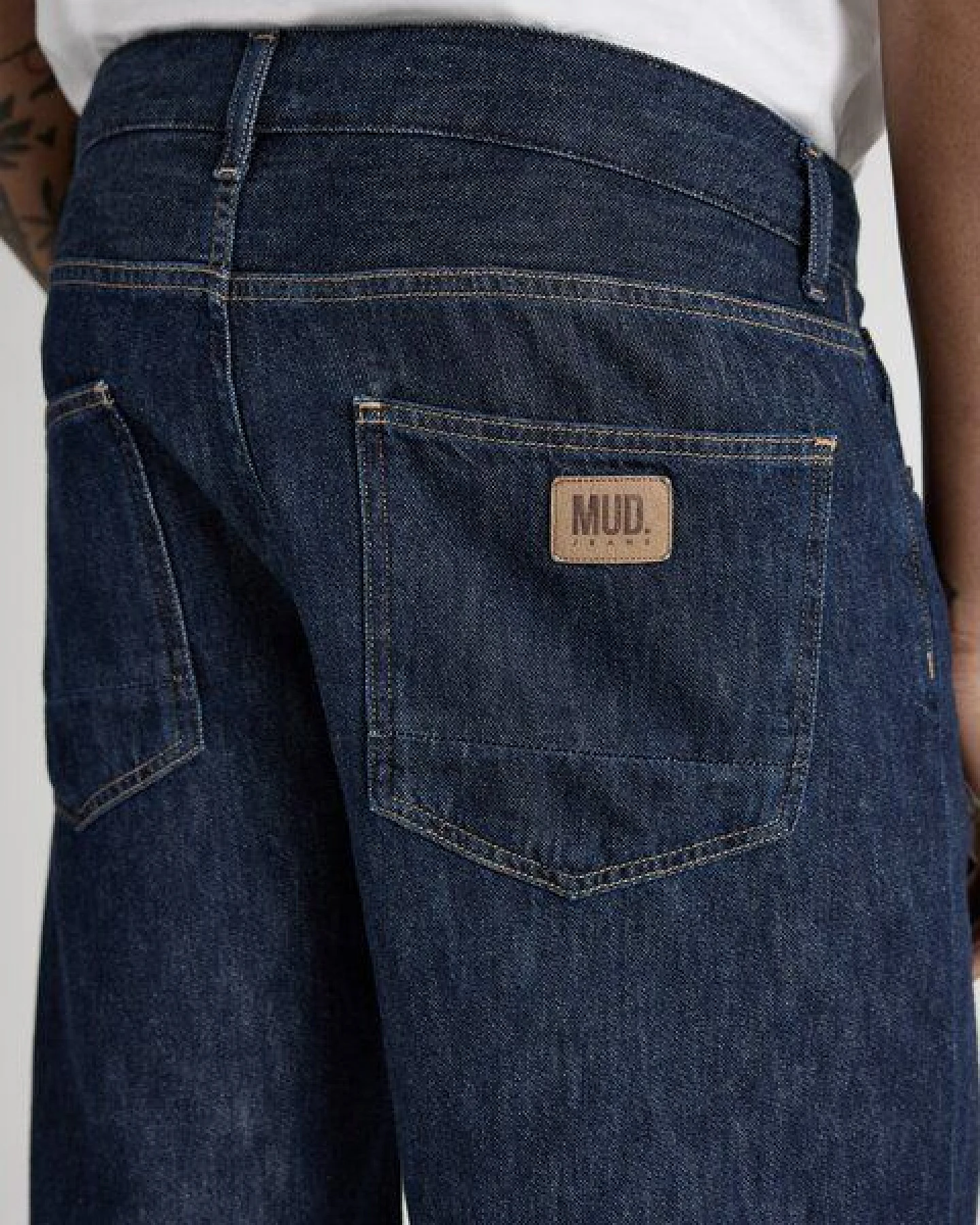MUD Jeans JAMES Denim Shorts mit recyceltem Baumwollanteil – Ansicht 3