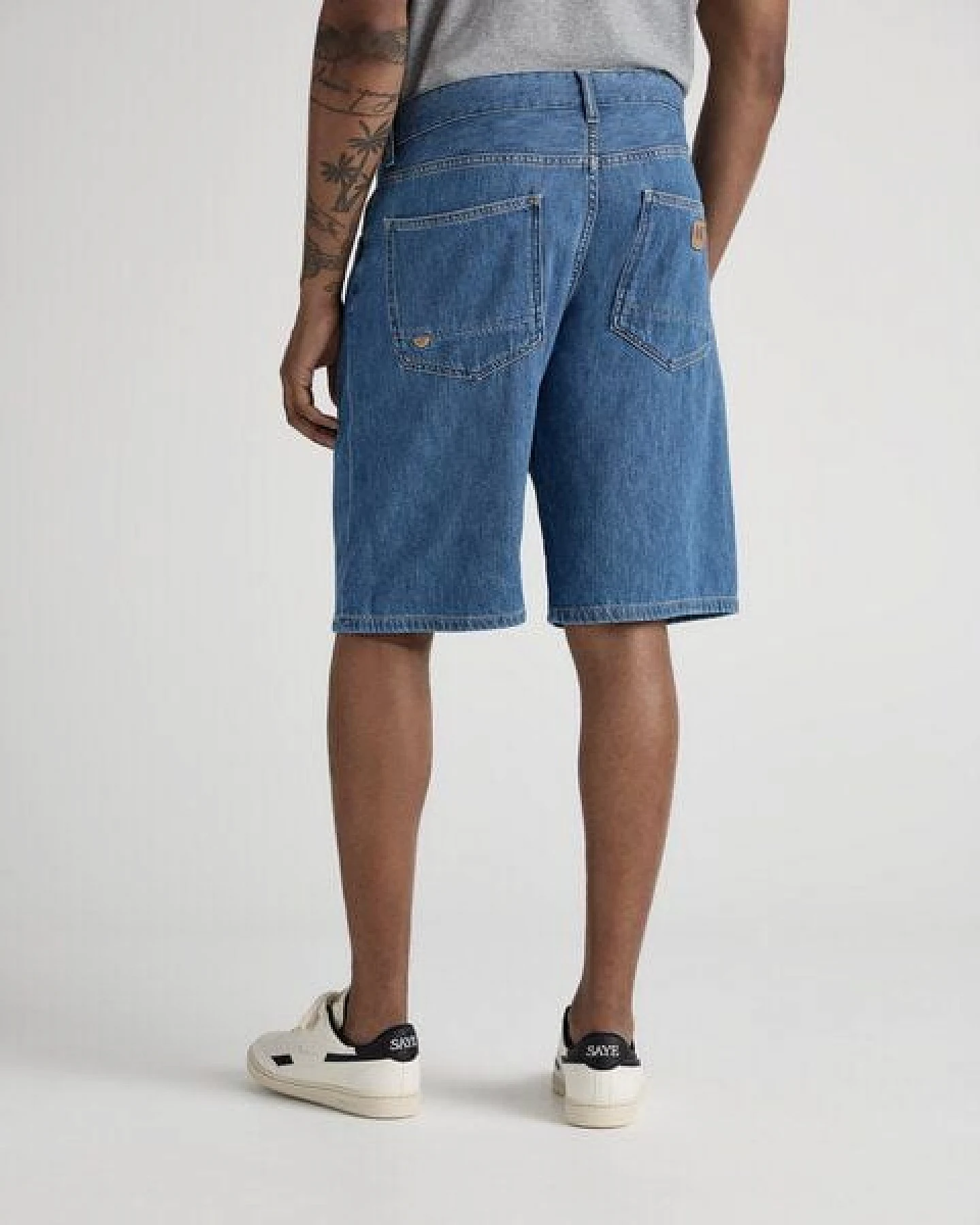 MUD Jeans JAMES Denim Shorts mit recyceltem Baumwollanteil – Ansicht 4