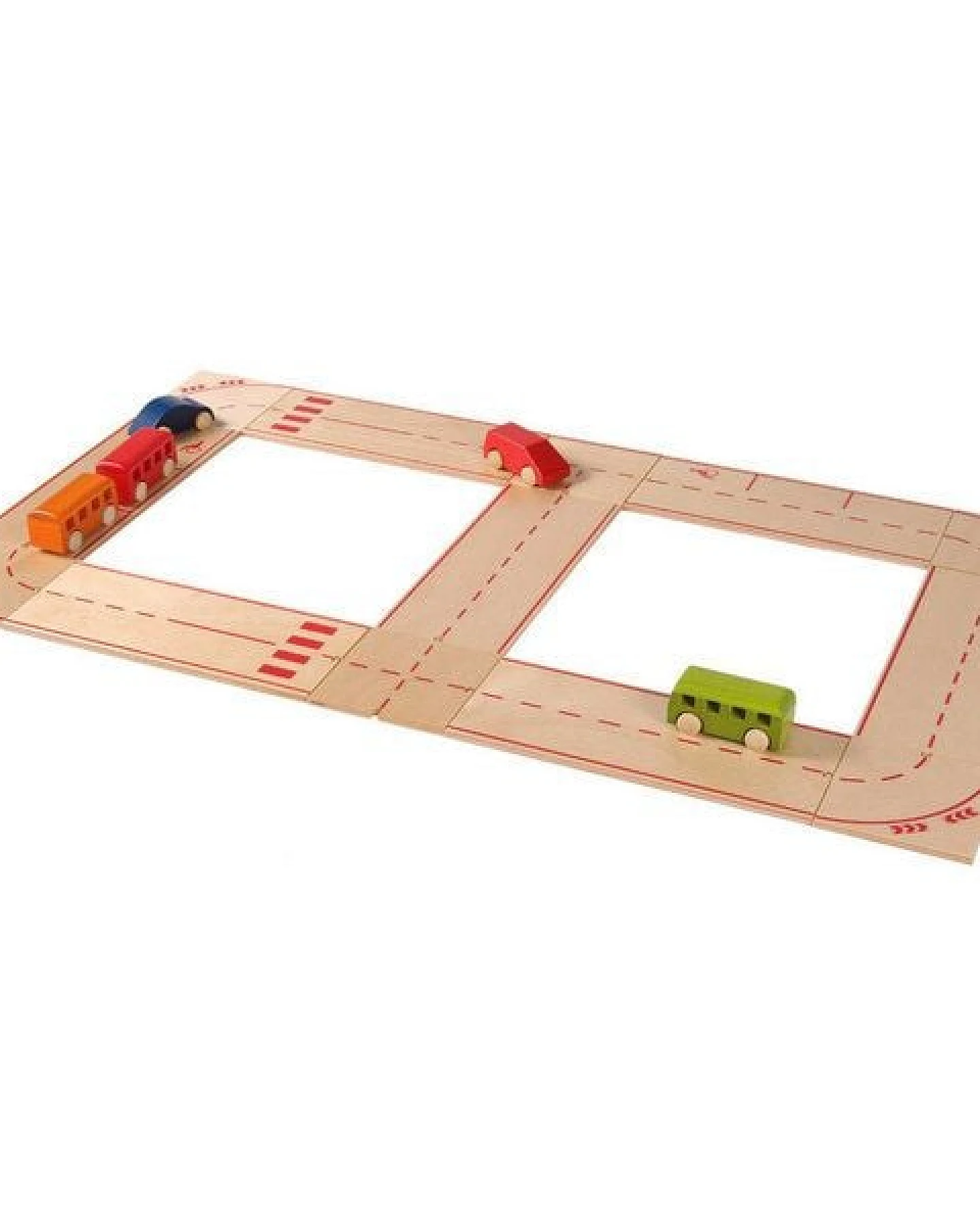 Beck Holzspielzeug Straßenelemente Grundpackung – Ansicht 2