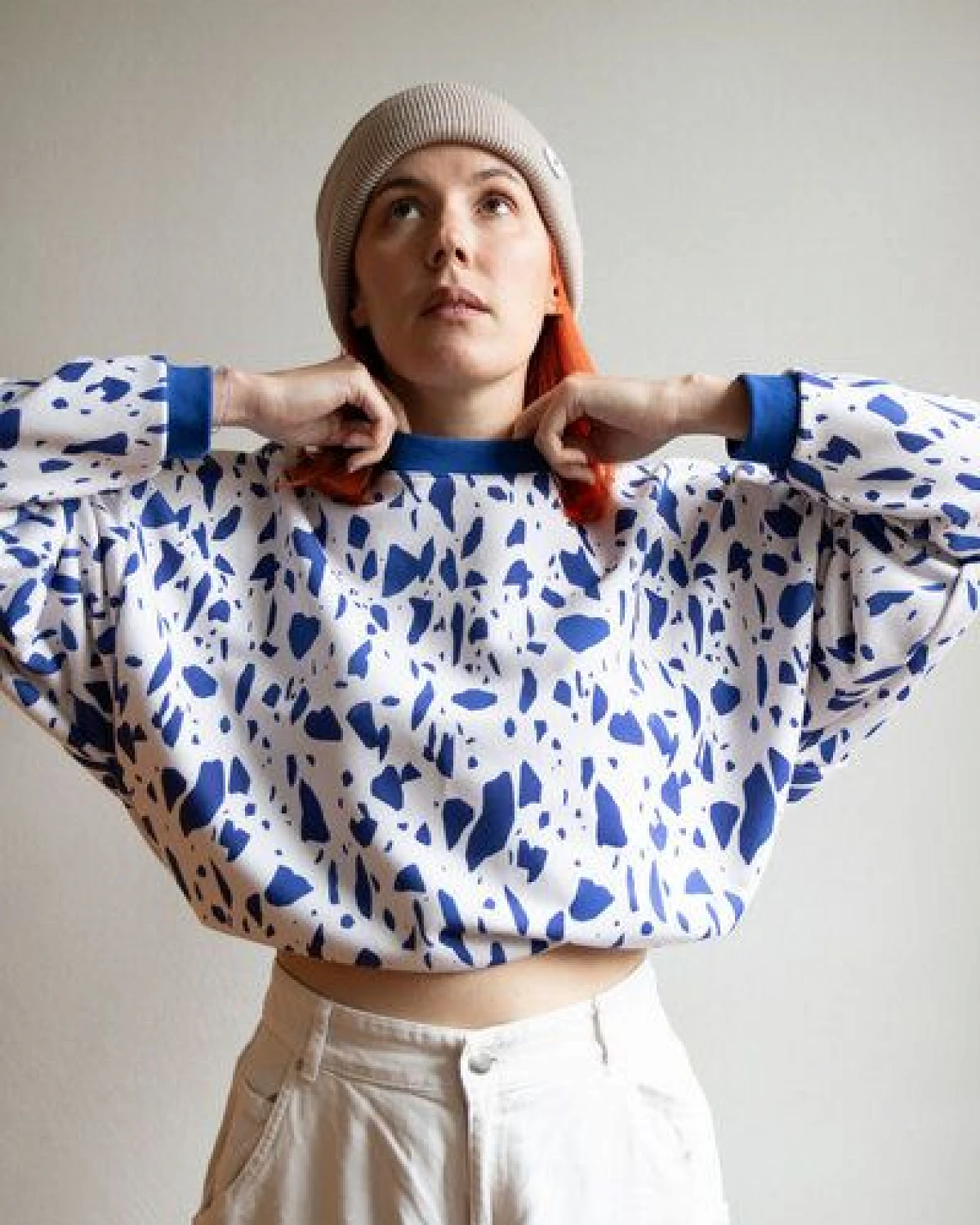 Ecostories Oversized Sweatshirt Terrazzo – Ansicht 4