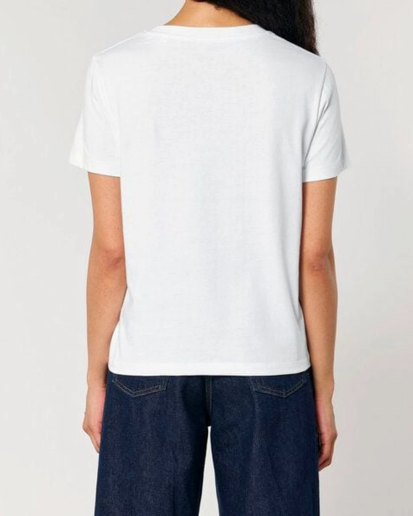 FAIRTICKEN BASICS Damen Basic T-Shirt aus 100% Bio-Baumwolle – Ansicht 2