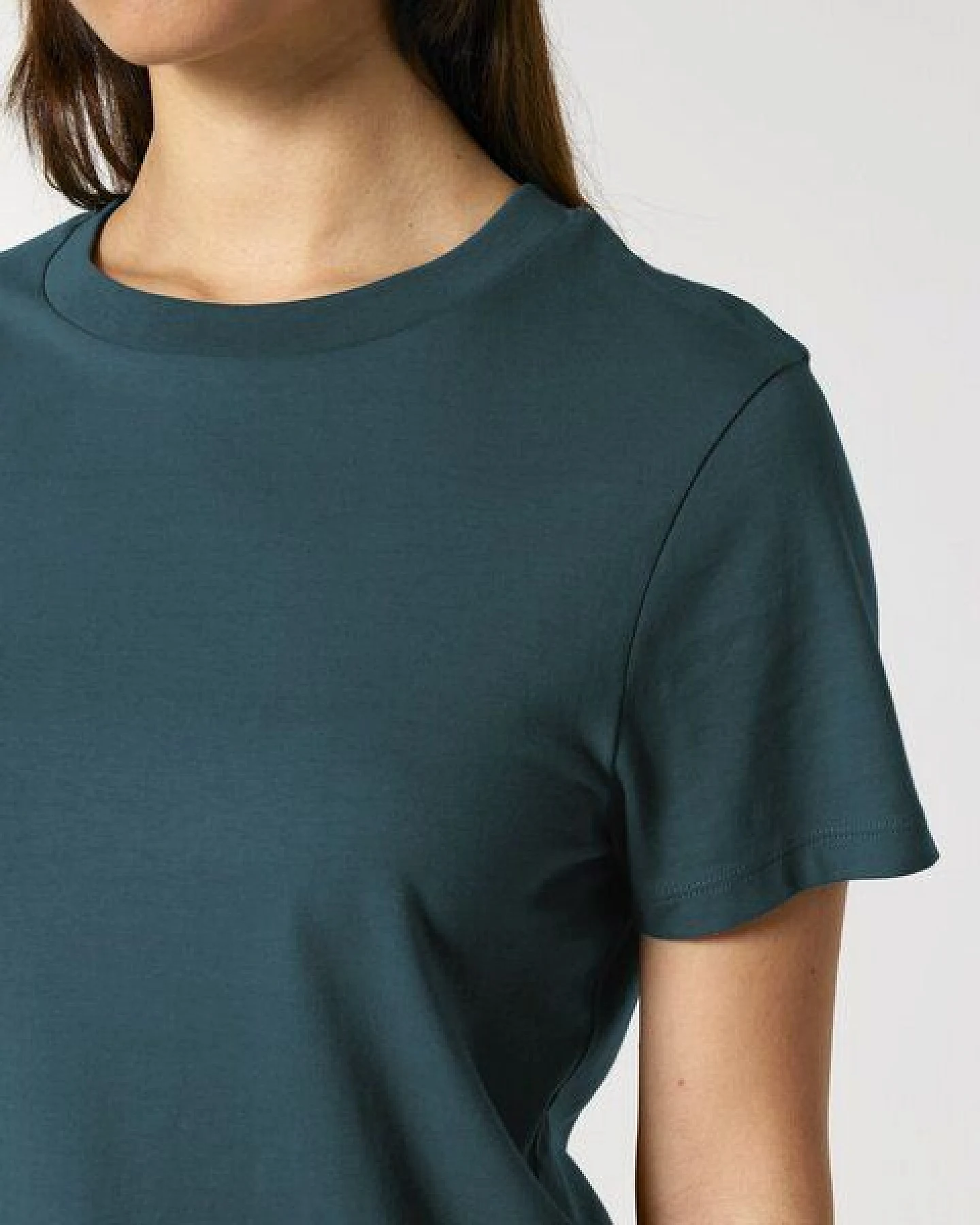 FAIRTICKEN BASICS Damen Basic T-Shirt aus 100% Bio-Baumwolle – Ansicht 4