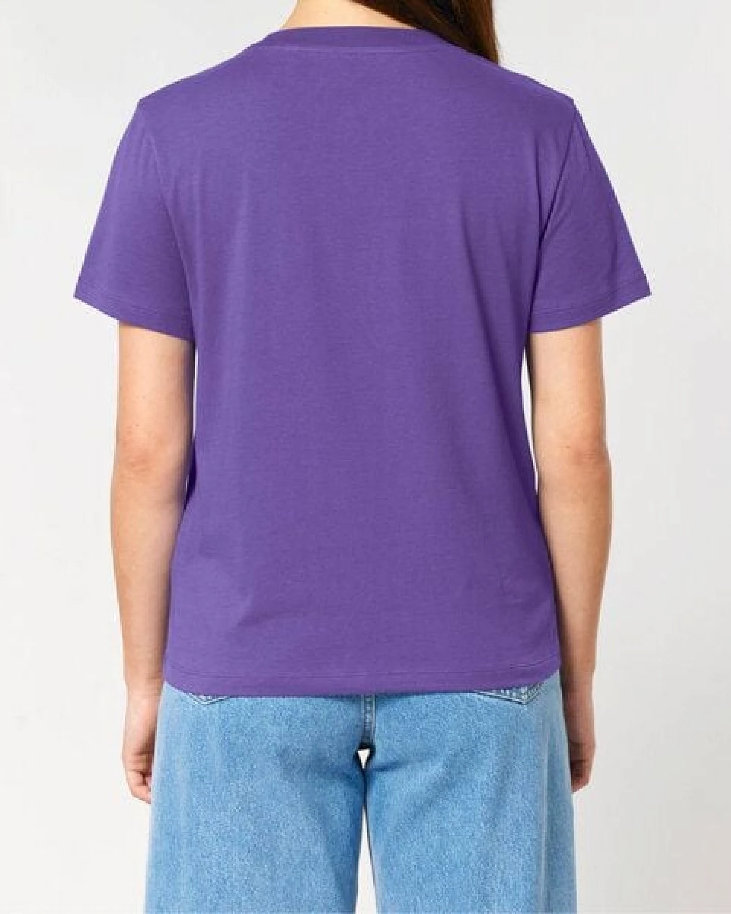 FAIRTICKEN BASICS Damen Basic T-Shirt aus 100% Bio-Baumwolle – Ansicht 3