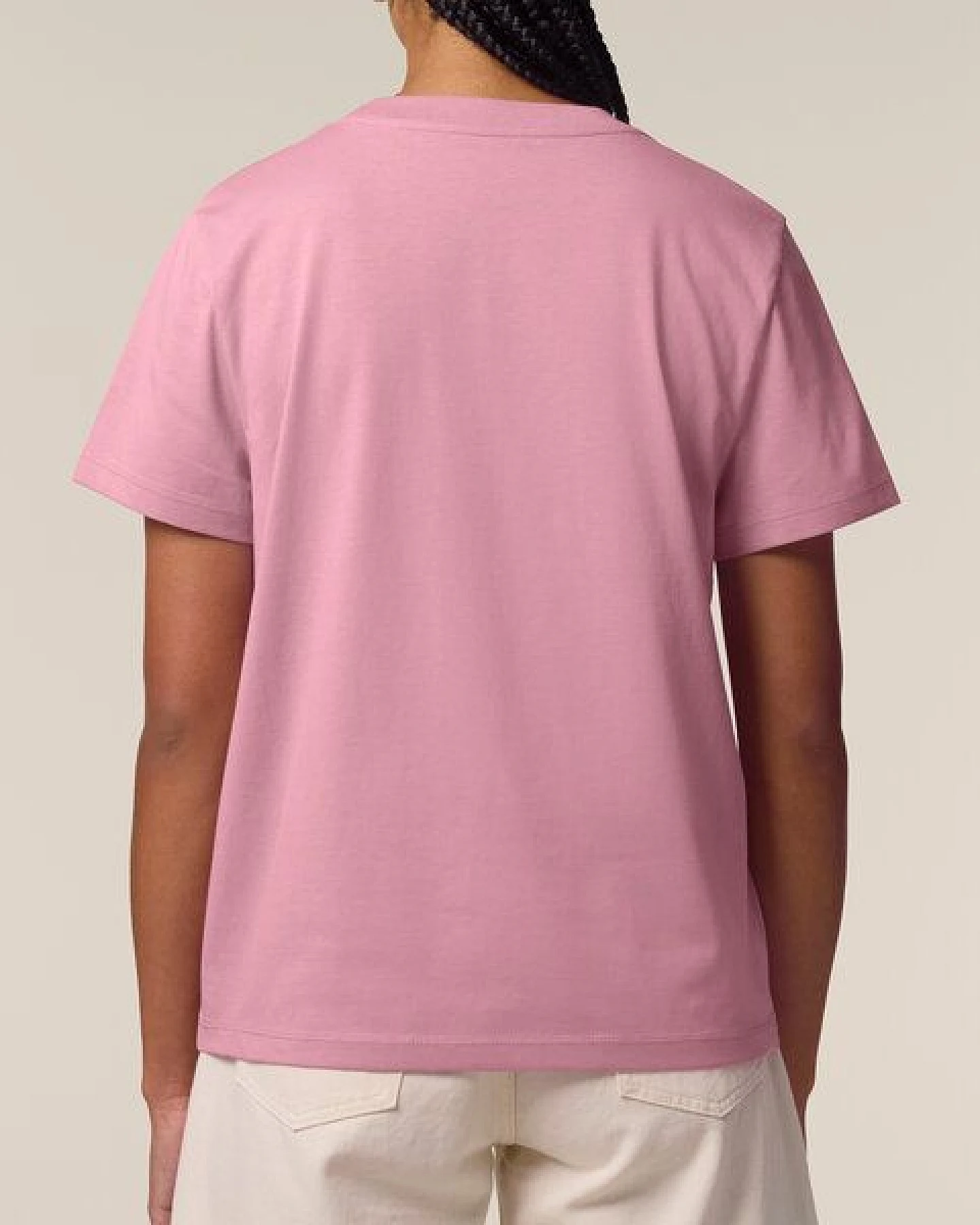 FAIRTICKEN BASICS Damen Basic T-Shirt aus 100% Bio-Baumwolle – Ansicht 2