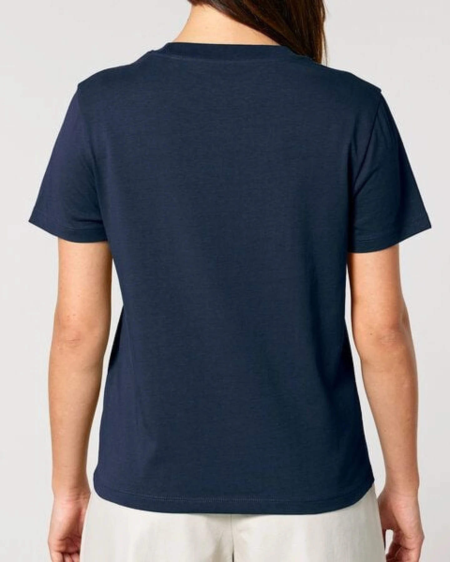 FAIRTICKEN BASICS Damen Basic T-Shirt aus 100% Bio-Baumwolle – Ansicht 2