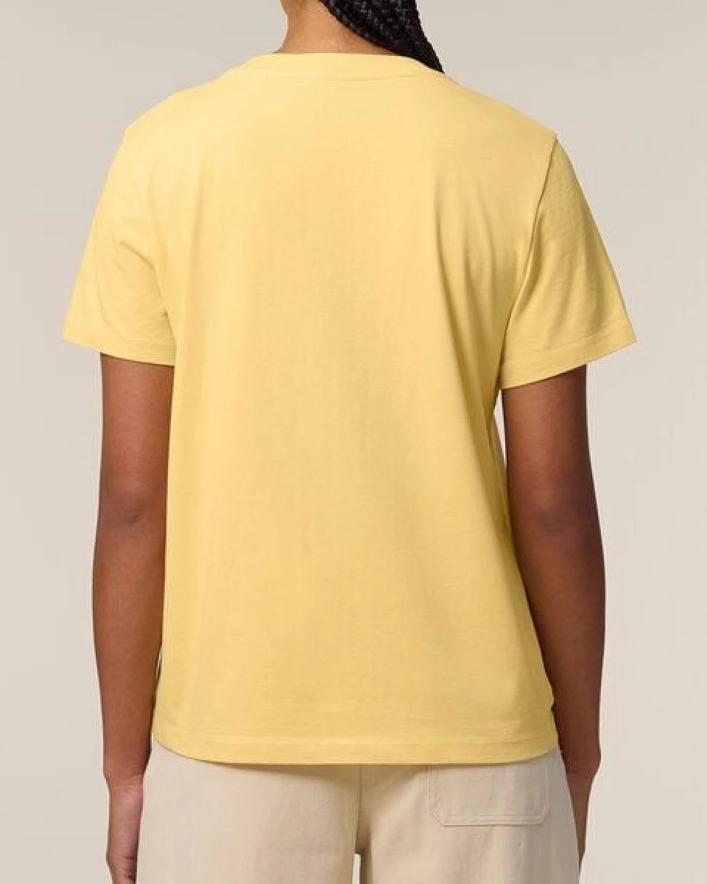 FAIRTICKEN BASICS Damen Basic T-Shirt aus 100% Bio-Baumwolle – Ansicht 3