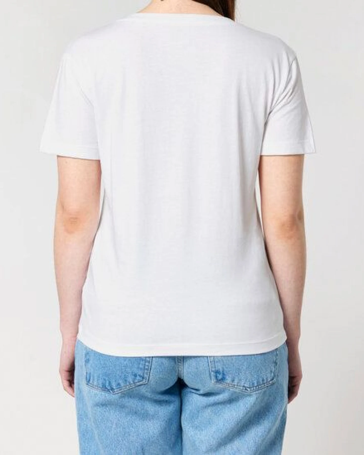 FAIRTICKEN BASICS Damen Basic Rundhals T-Shirt aus 100% Bio-Baumwolle – Ansicht 2