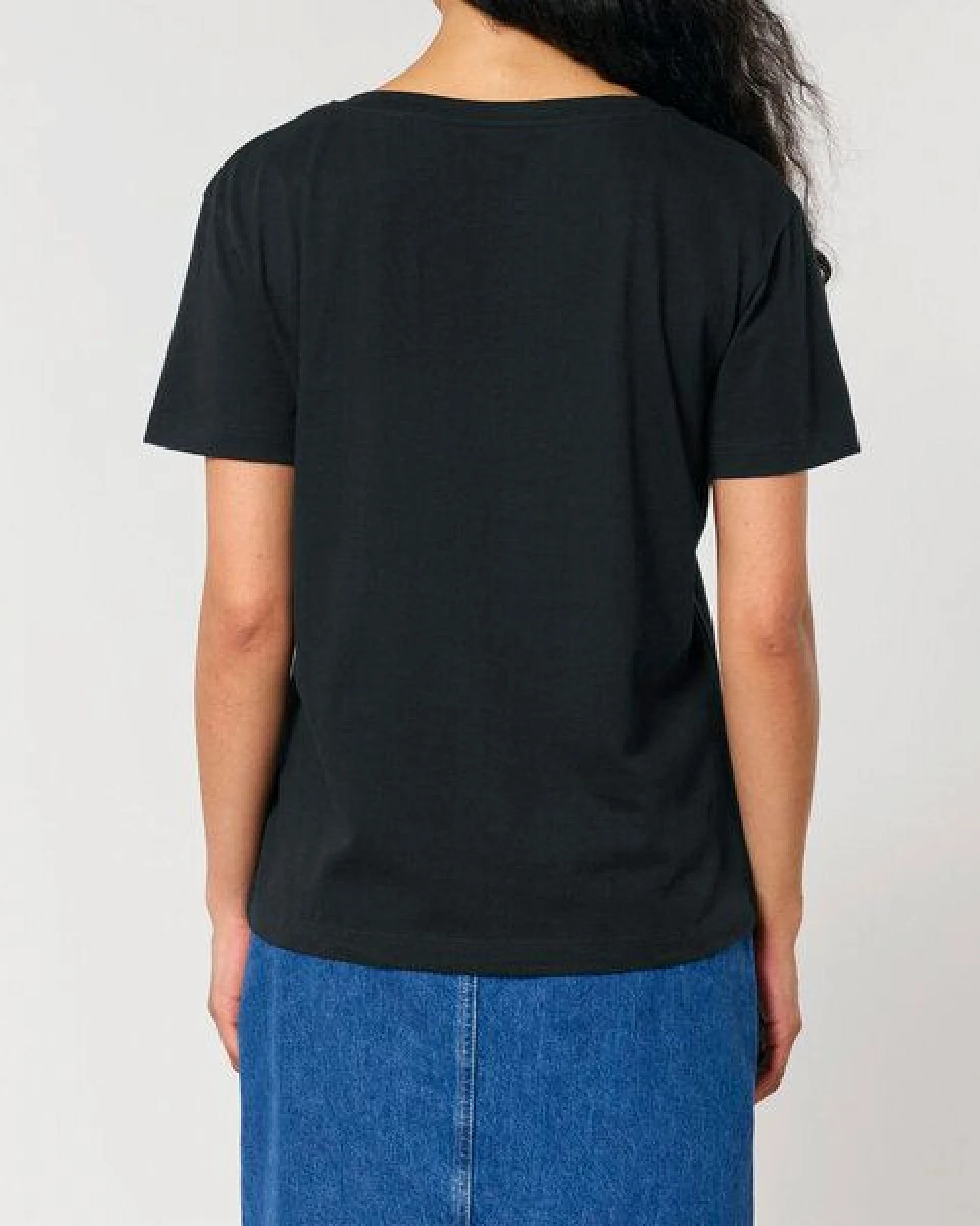 FAIRTICKEN BASICS Damen Basic Rundhals T-Shirt aus 100% Bio-Baumwolle – Ansicht 2