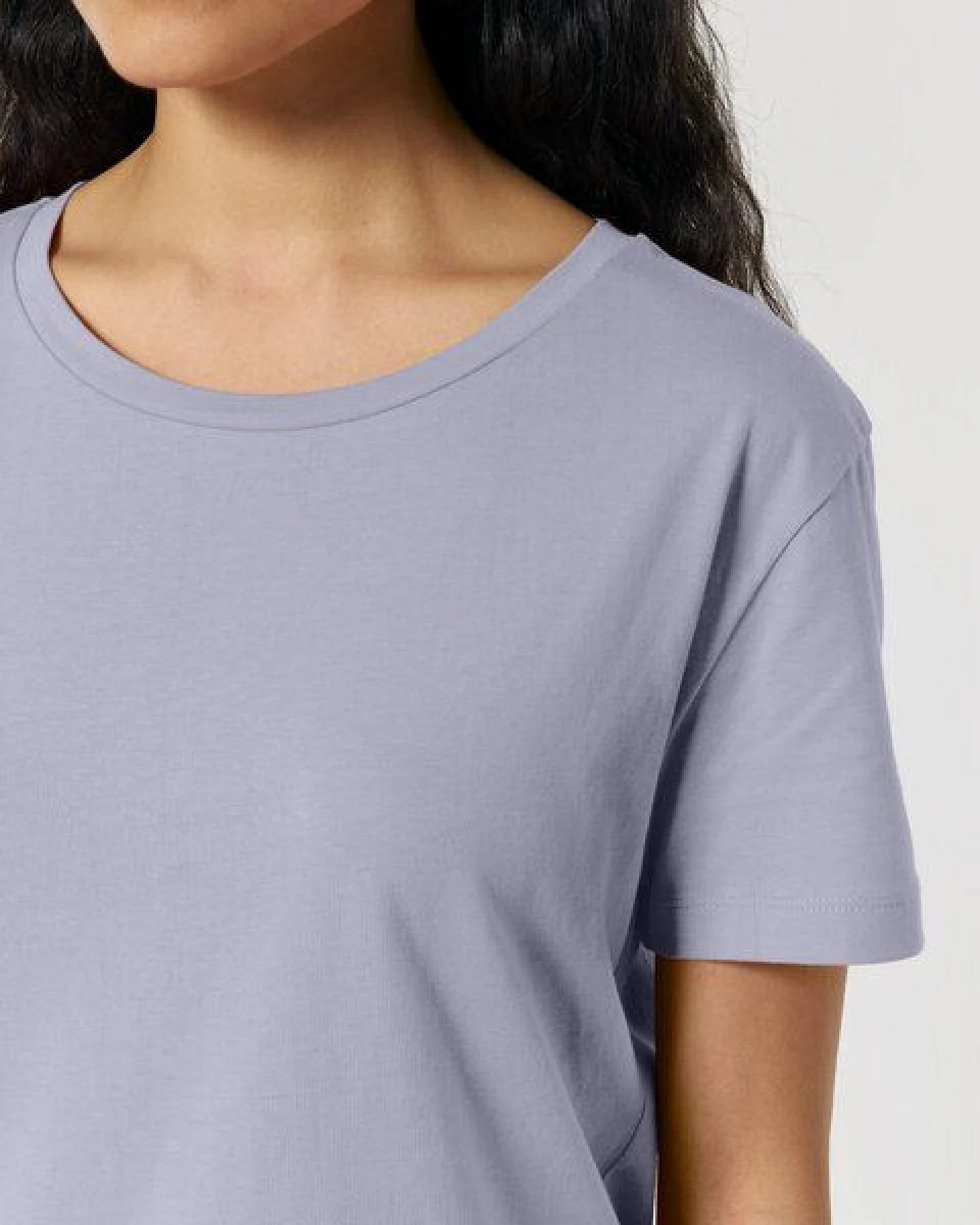 FAIRTICKEN BASICS Damen Basic Rundhals T-Shirt aus 100% Bio-Baumwolle – Ansicht 3