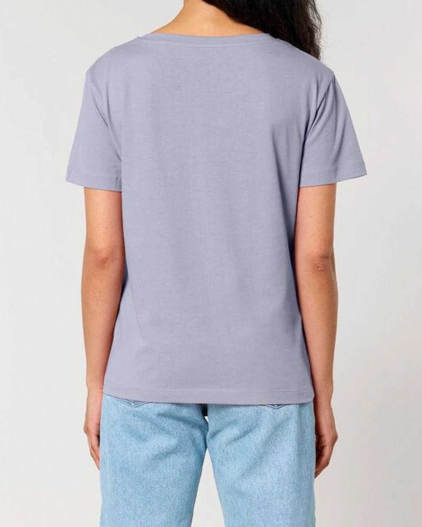 FAIRTICKEN BASICS Damen Basic Rundhals T-Shirt aus 100% Bio-Baumwolle – Ansicht 2