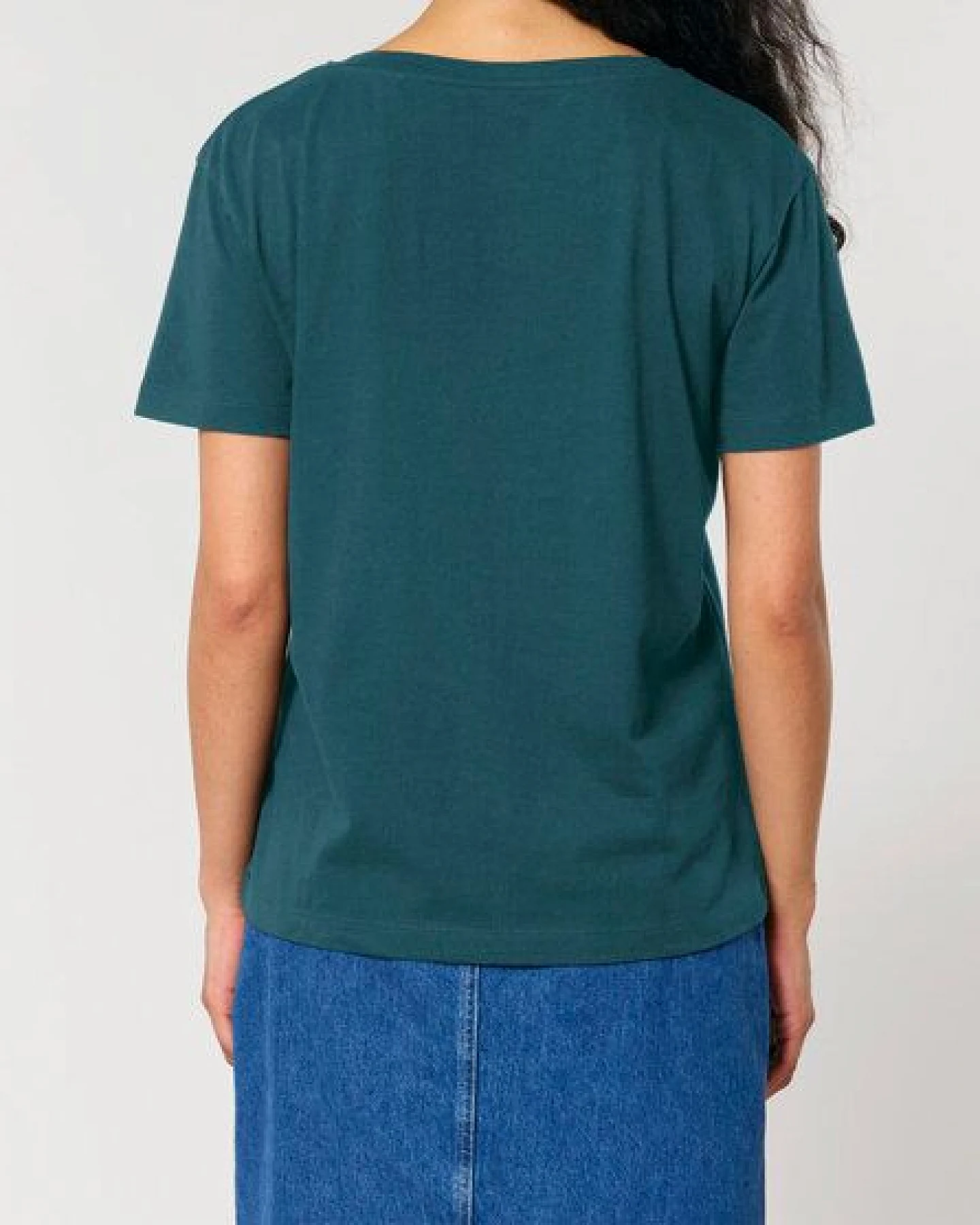 FAIRTICKEN BASICS Damen Basic Rundhals T-Shirt aus 100% Bio-Baumwolle – Ansicht 2