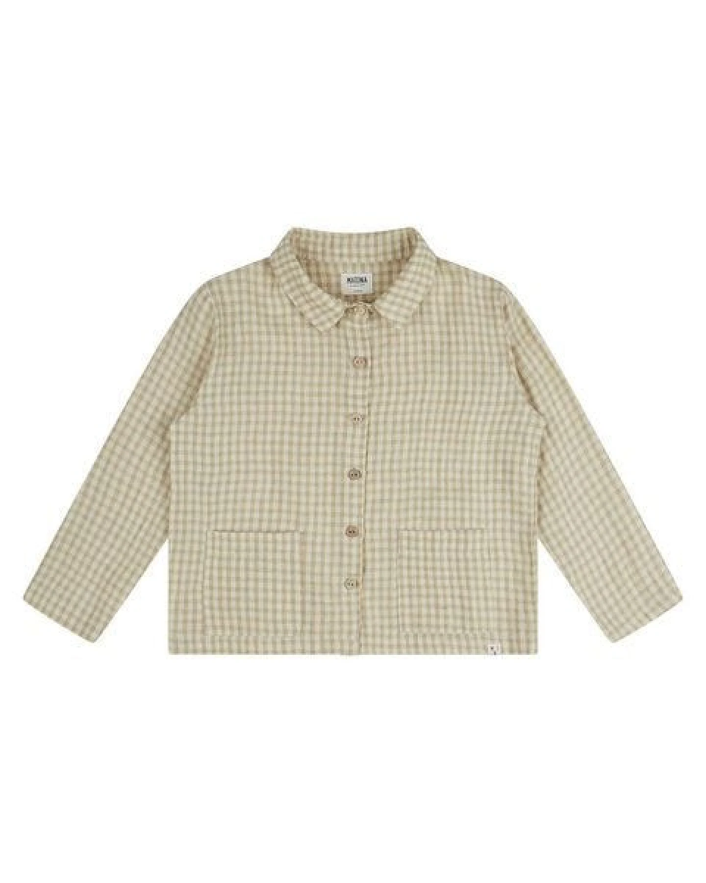 Matona Locker geschnittenes Leinenhemd für Kinder / Linen Workshirt – Ansicht 3