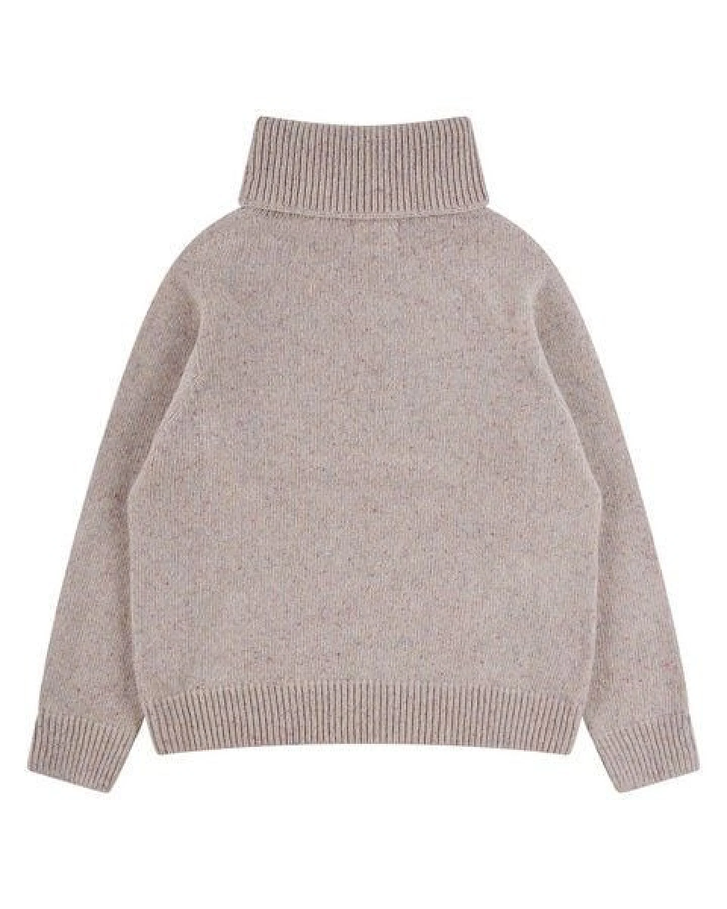 Matona Klassischer Rollkragenpullover für Kinder aus recycelter Wolle / Turtleneck Sweater – Ansicht 4