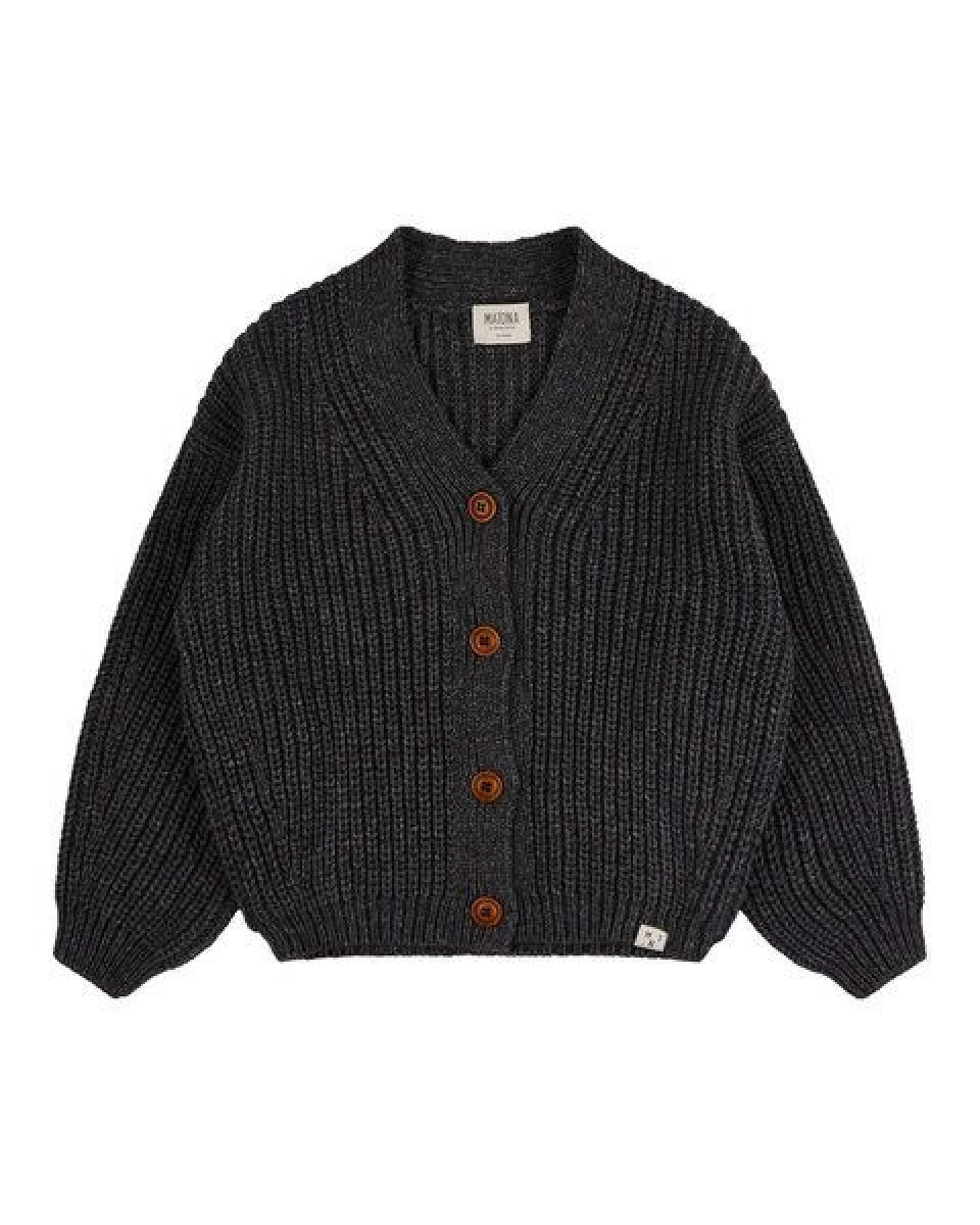 Matona Klassischer Cardigan mit V-Ausschnitt für Kinder / V-Neck Cardigan – Ansicht 4
