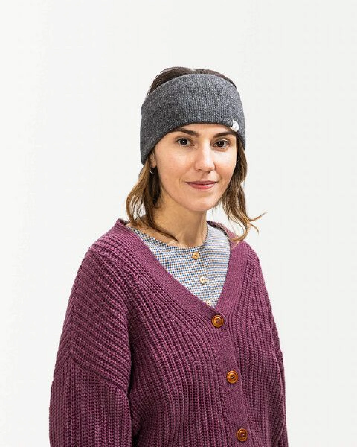 Matona Gestricktes Stirnband für Kinder und Erwachsene / Knitted Headband – Ansicht 2