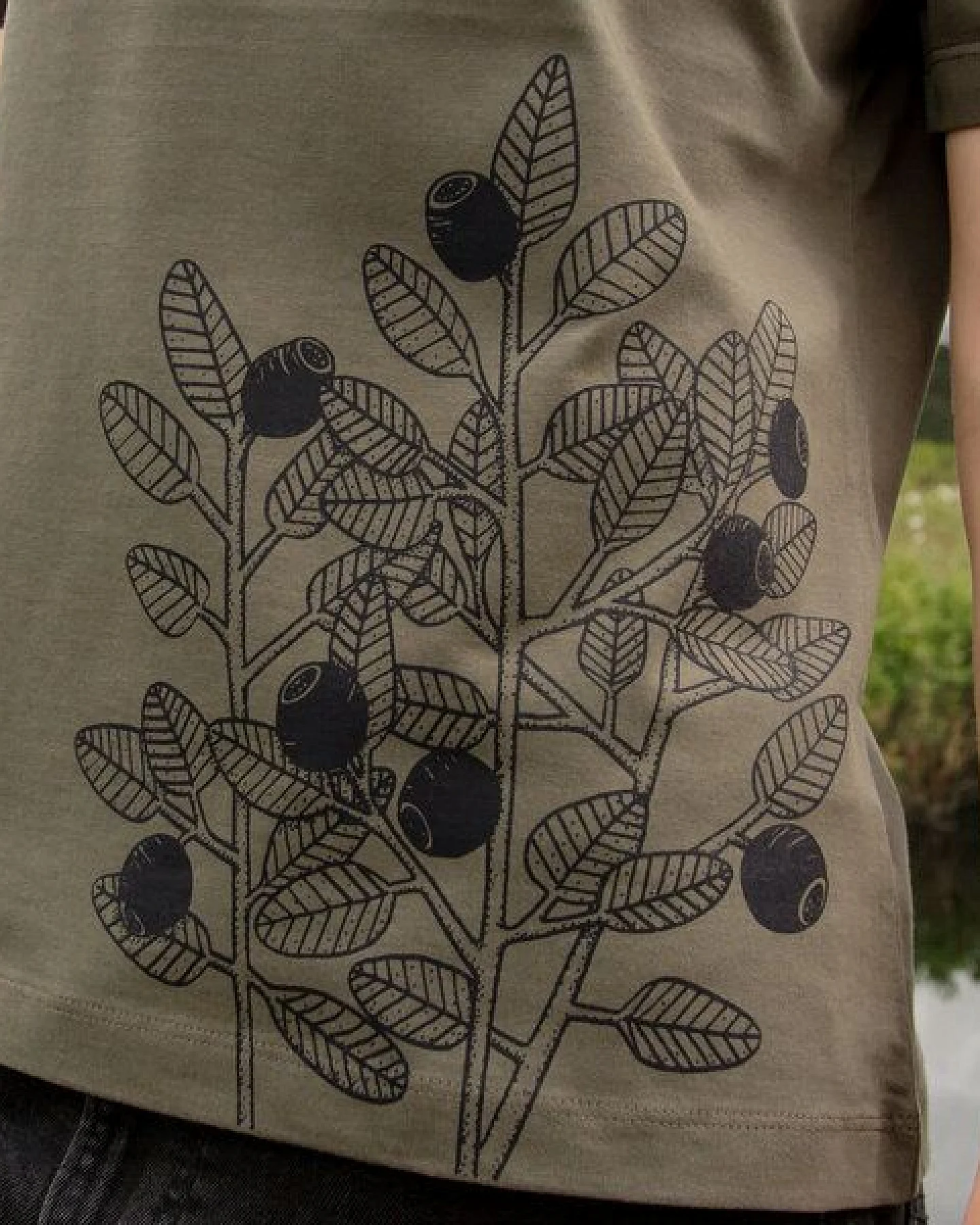 Cmig Blaubeer T-Shirt Damen – Ansicht 2