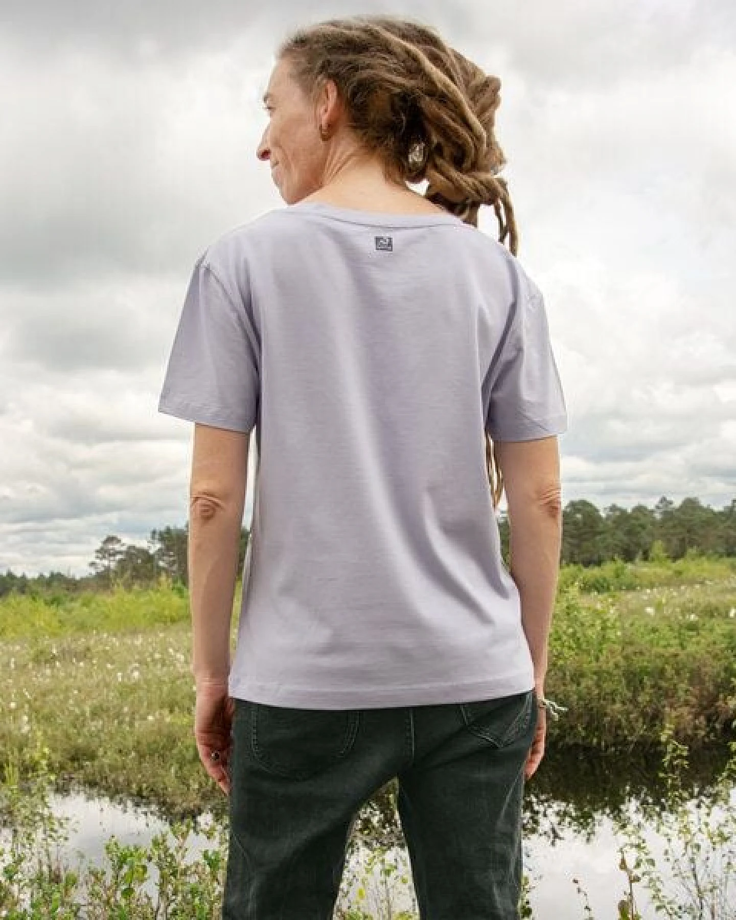 Cmig Blaubeer T-Shirt Damen – Ansicht 4