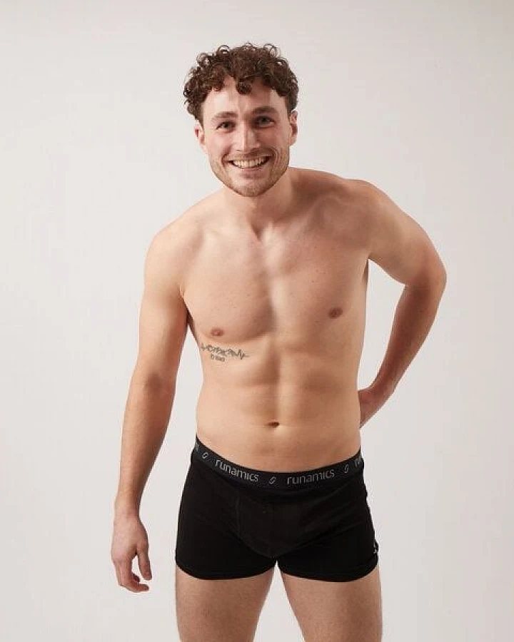 runamics Fair Underwear - Boxershorts Herren schwarz