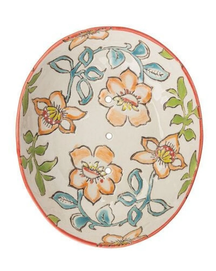 TRANQUILLO Seifenschale SUMMER aus Steinzeug 13 cm (POR707, POR708, POR709)