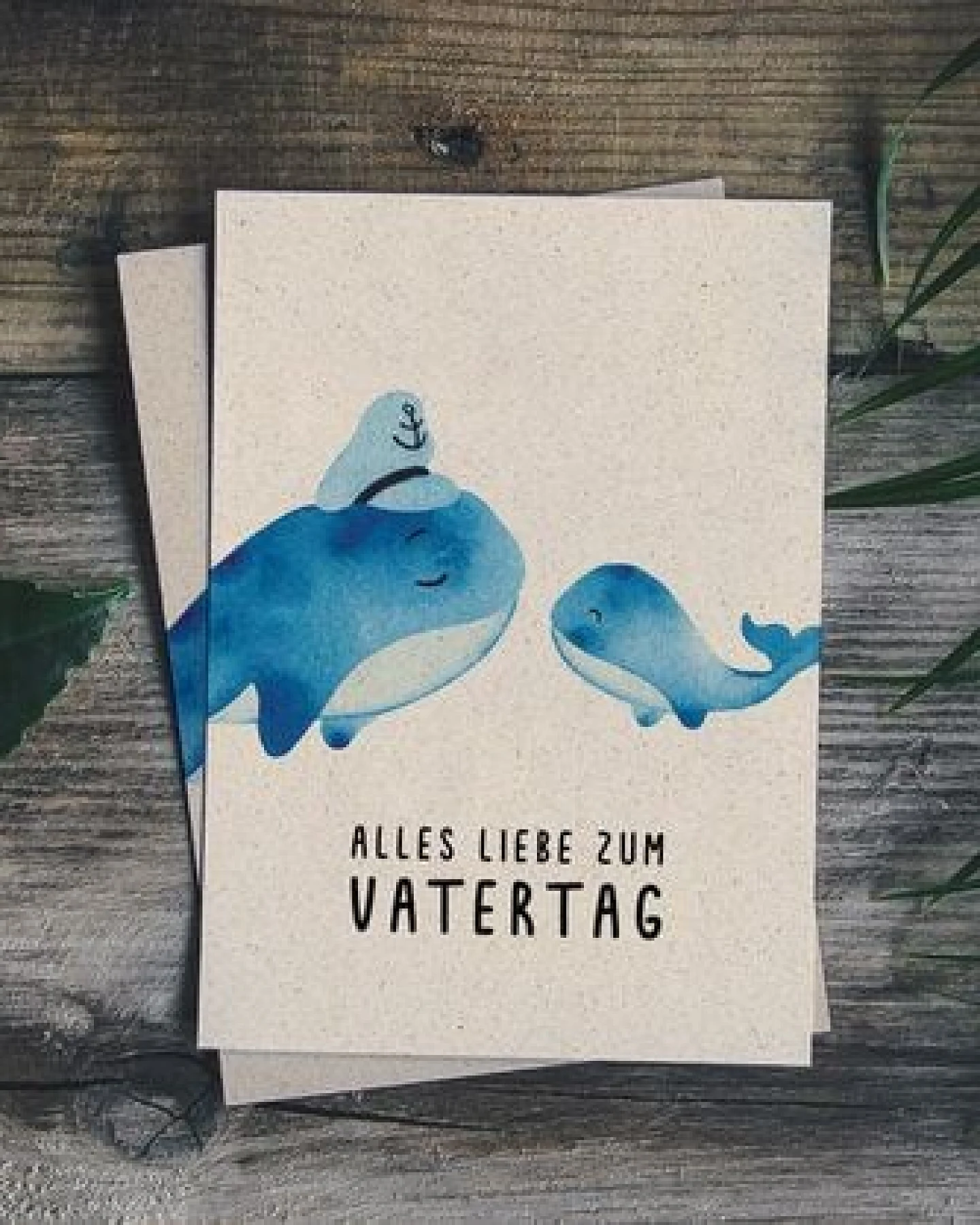 matabooks® A6 Grußkarte/Klappkarte aus nachhaltigem Graspapier – Ansicht 4