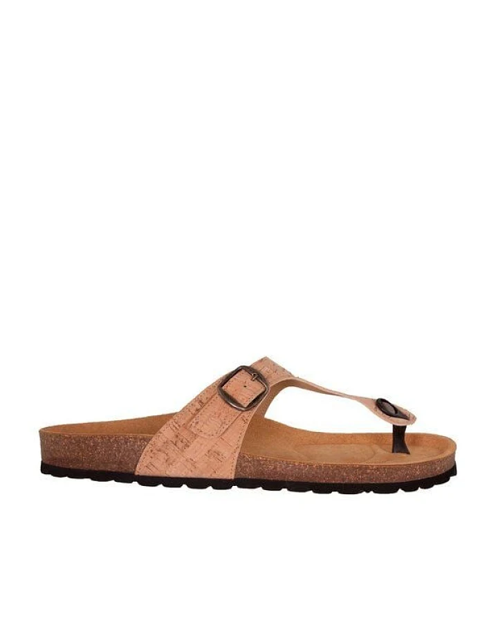 Shoezuu Vegan Vegane Zehentrenner Fußbett Sandalen aus Kork