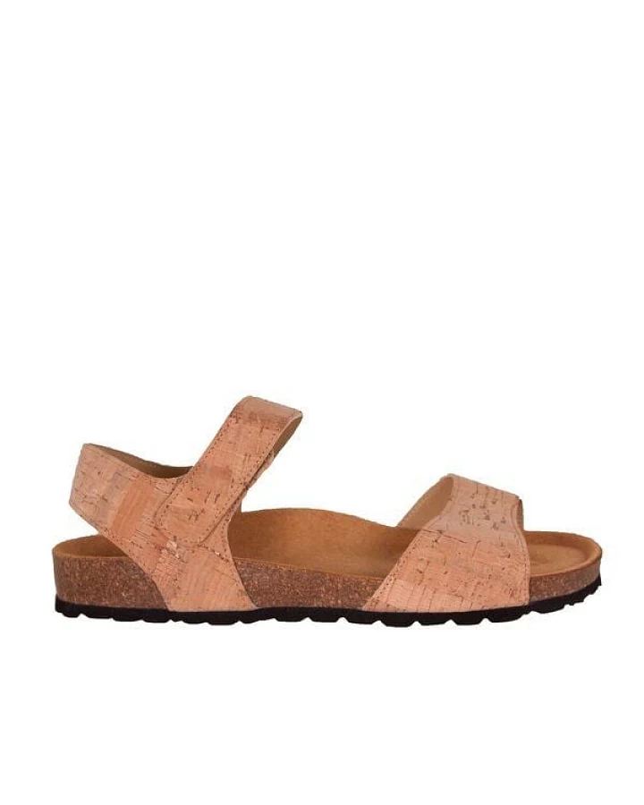 Shoezuu Vegan Vegane Riemchensandalen aus natürlichem Kork