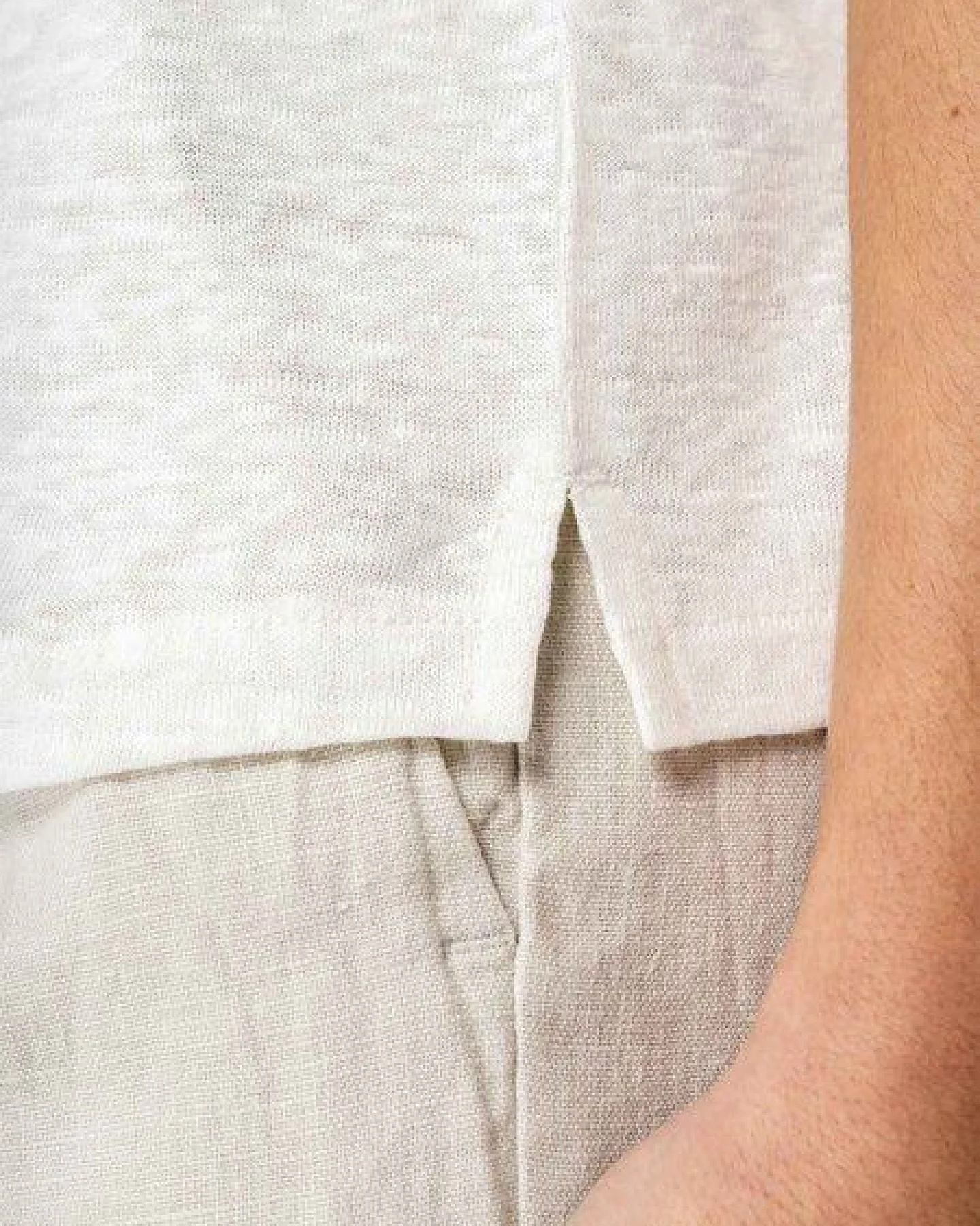 YTWOO Umweltfreundliches Top aus Leinen für Damen – Ansicht 3