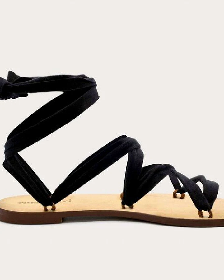 Rarámuri Sandalen mit austauschbaren Bändern - Capri Vegan
