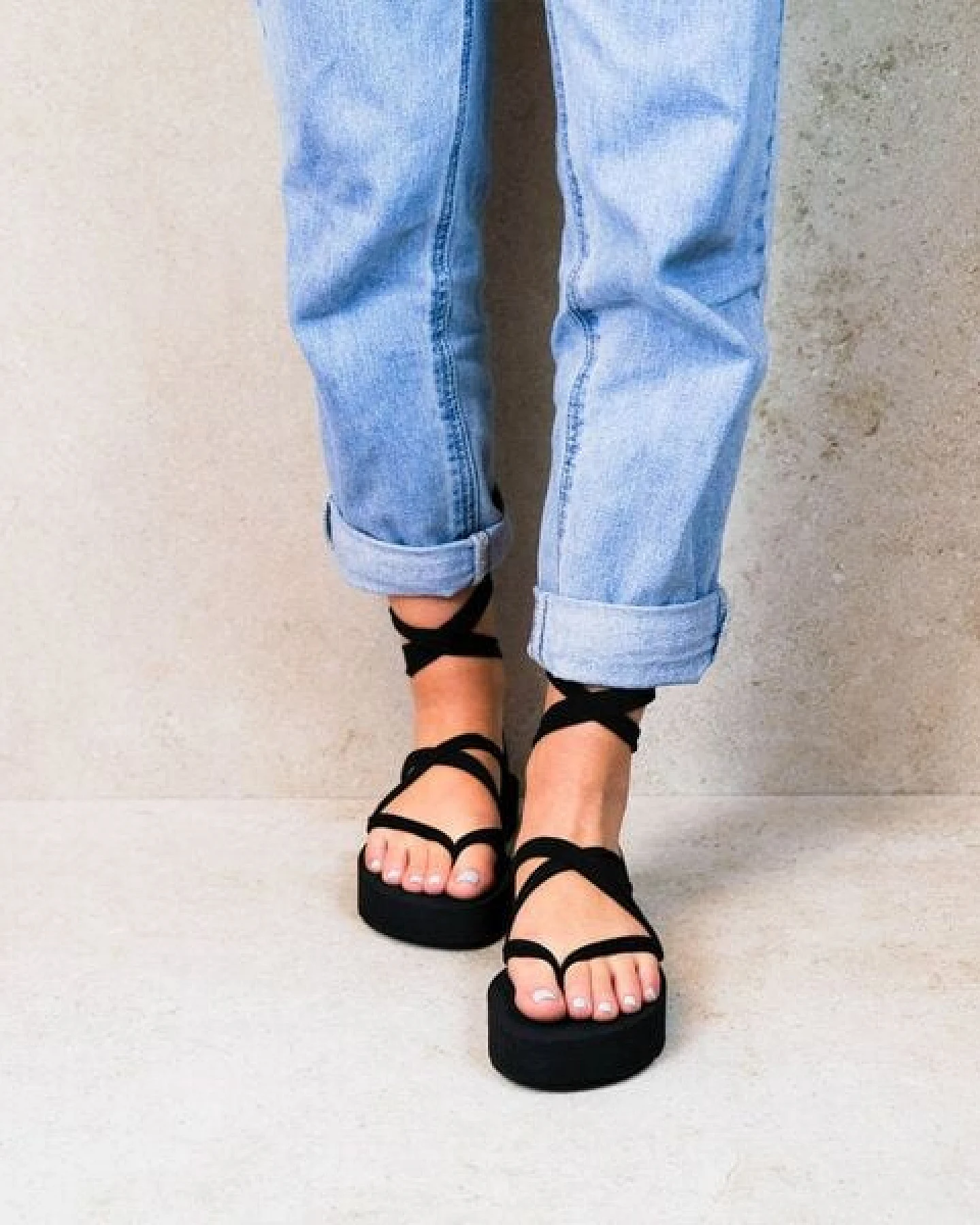 Rarámuri Plateau-Sandalen mit austauschbaren Bändern - Charo Vegan – Ansicht 3