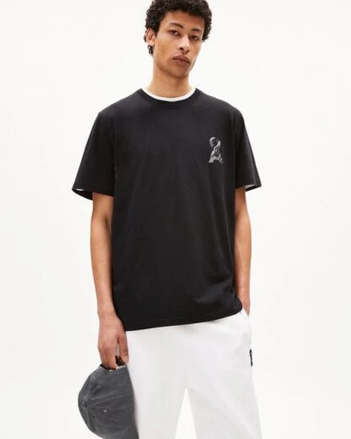 ARMEDANGELS AADONI A ROCK - Herren T-Shirt Relaxed Fit aus Bio-Baumwolle