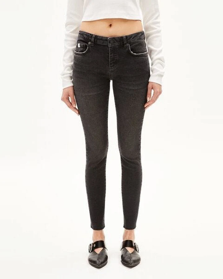 ARMEDANGELS TAYNAA Damen Skinny Jeans Low Waist Bio-Baumwoll Mix X-Stretch