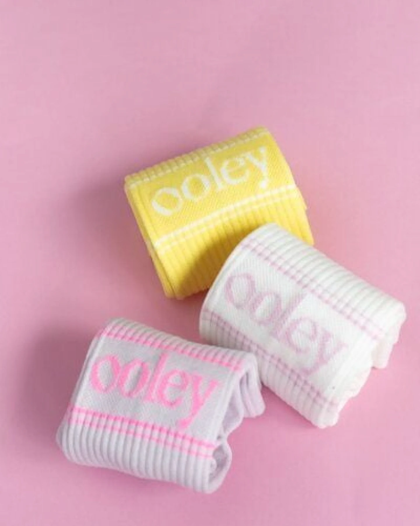 Socken "Ooley Pastel" aus Biobaumwolle made in Italy – Ansicht 4
