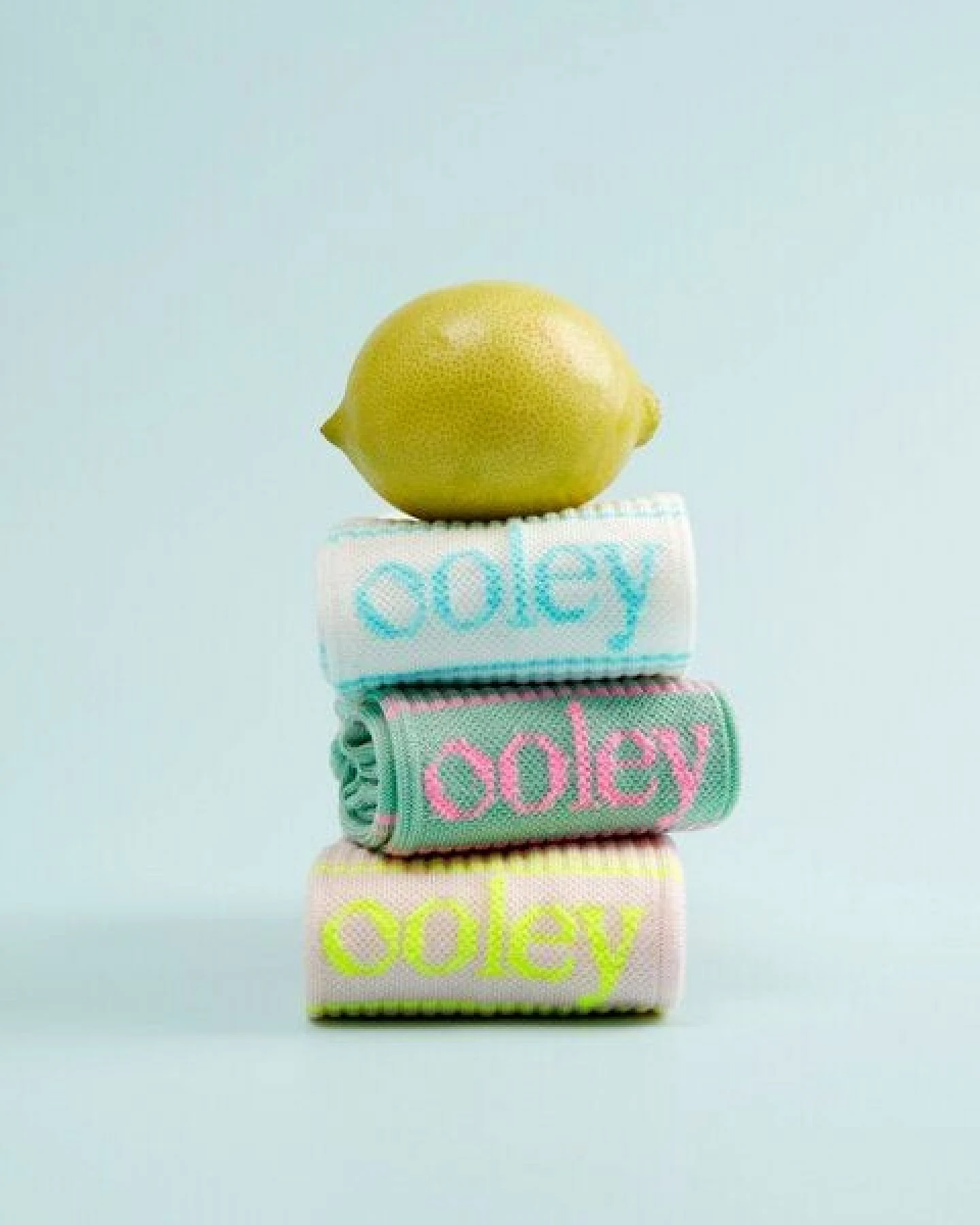 Socken "Ooley Pastel" aus Biobaumwolle made in Italy – Ansicht 4