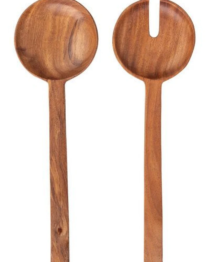 TRANQUILLO Salatbesteck NATURAL NEEM aus Neemholz (MX931)