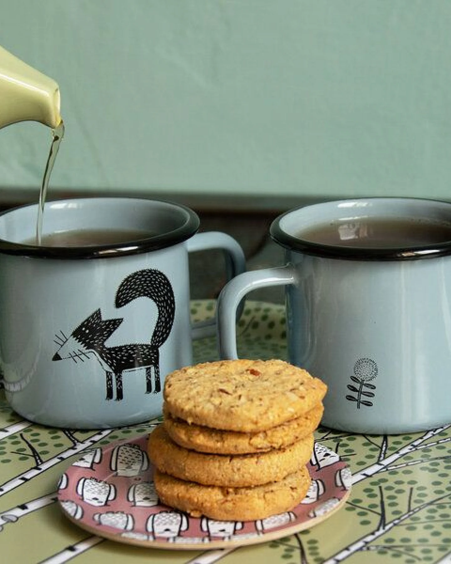 Cmig Emaille Tasse Franzi Fuchs – Ansicht 2