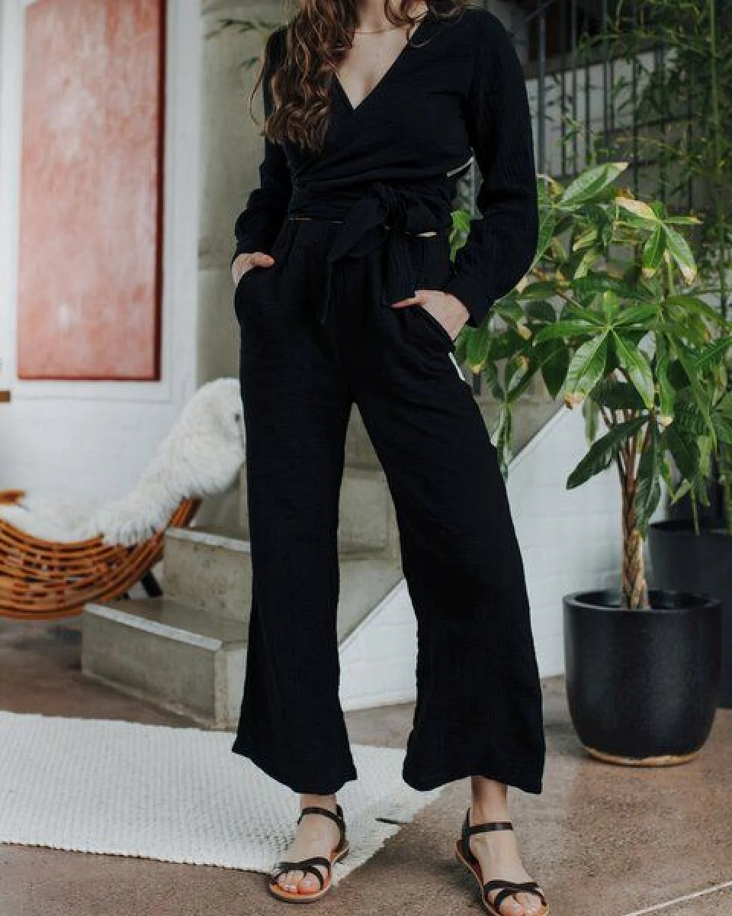 NORDLICHT Damen Hose aus Bio-Baumwolle Musselin LEJA – Ansicht 2
