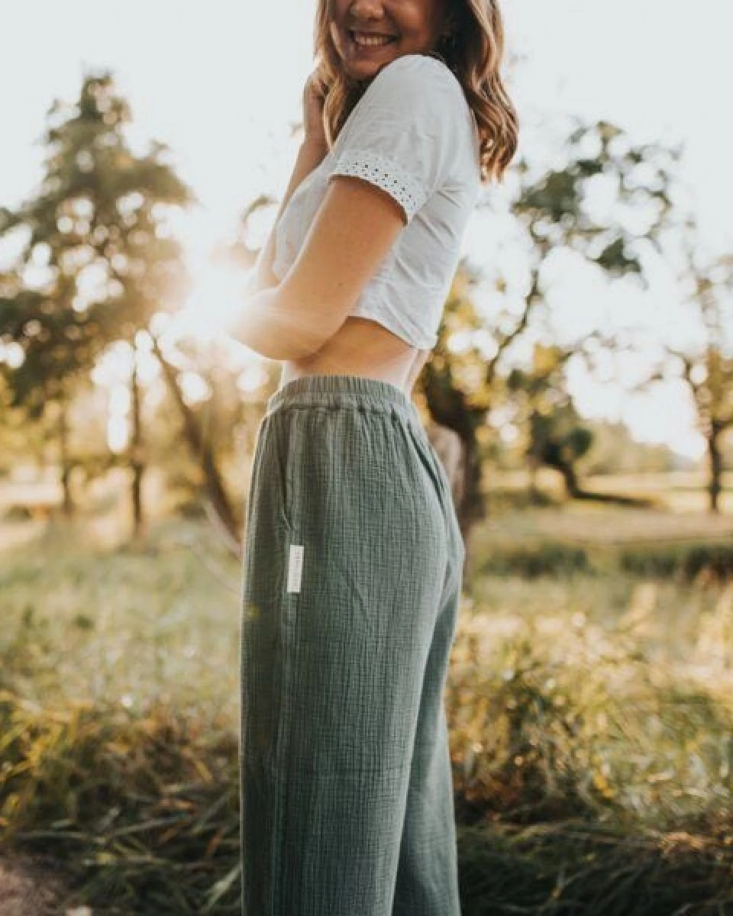 NORDLICHT Damen Hose aus Bio-Baumwolle Musselin LEJA – Ansicht 4