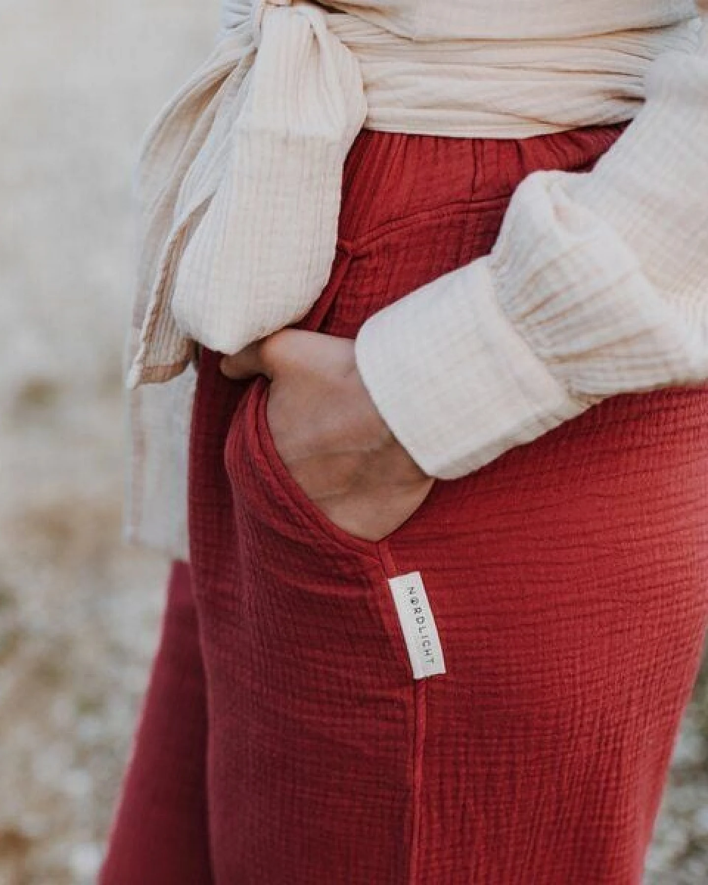 NORDLICHT Damen Hose aus Bio-Baumwolle Musselin LEJA – Ansicht 4