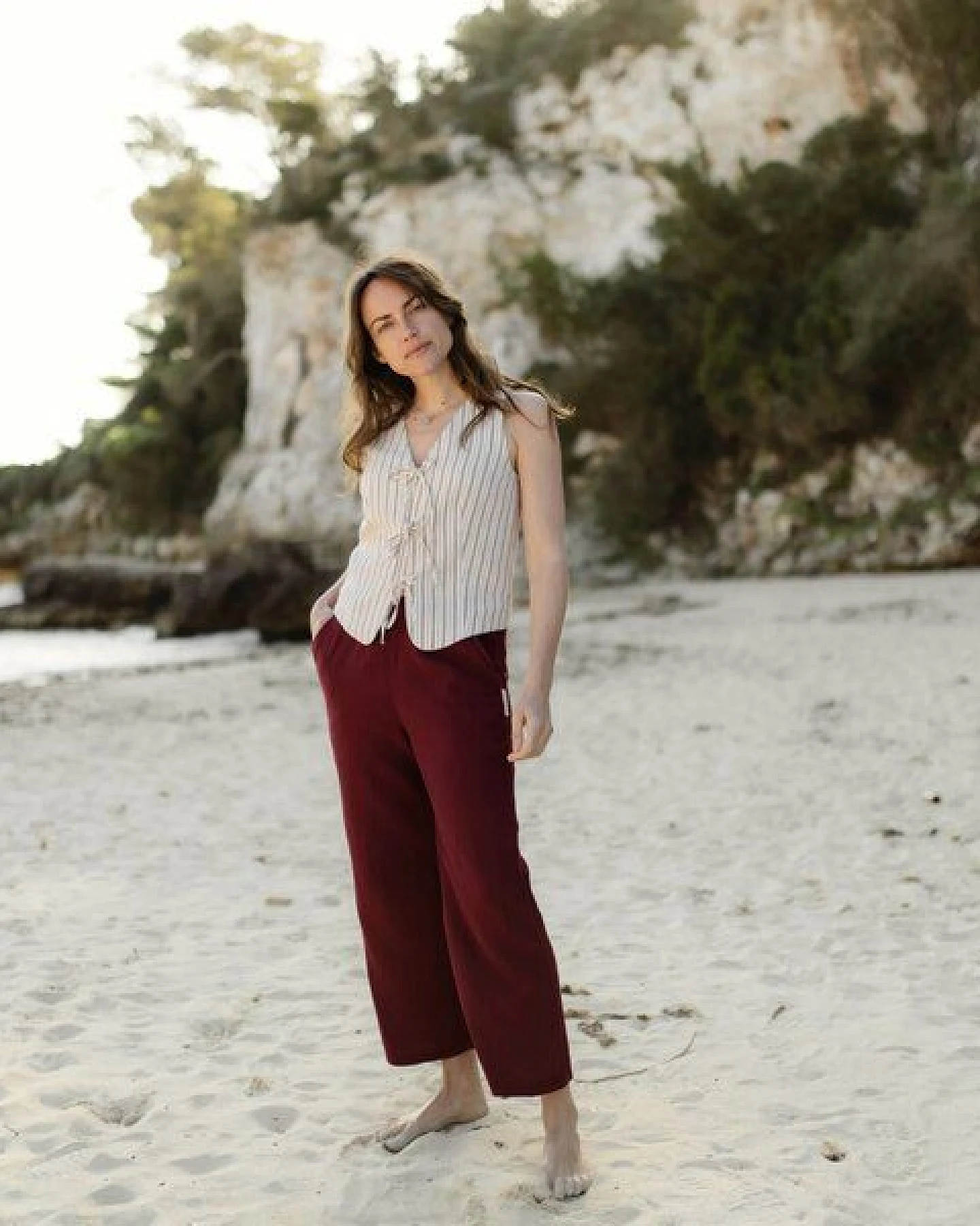 NORDLICHT Damen Hose aus Bio-Baumwolle Musselin LEJA – Ansicht 3