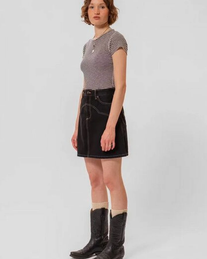 Nudie Jeans Jeansrock Molly Western - aus Bio-Baumwolle