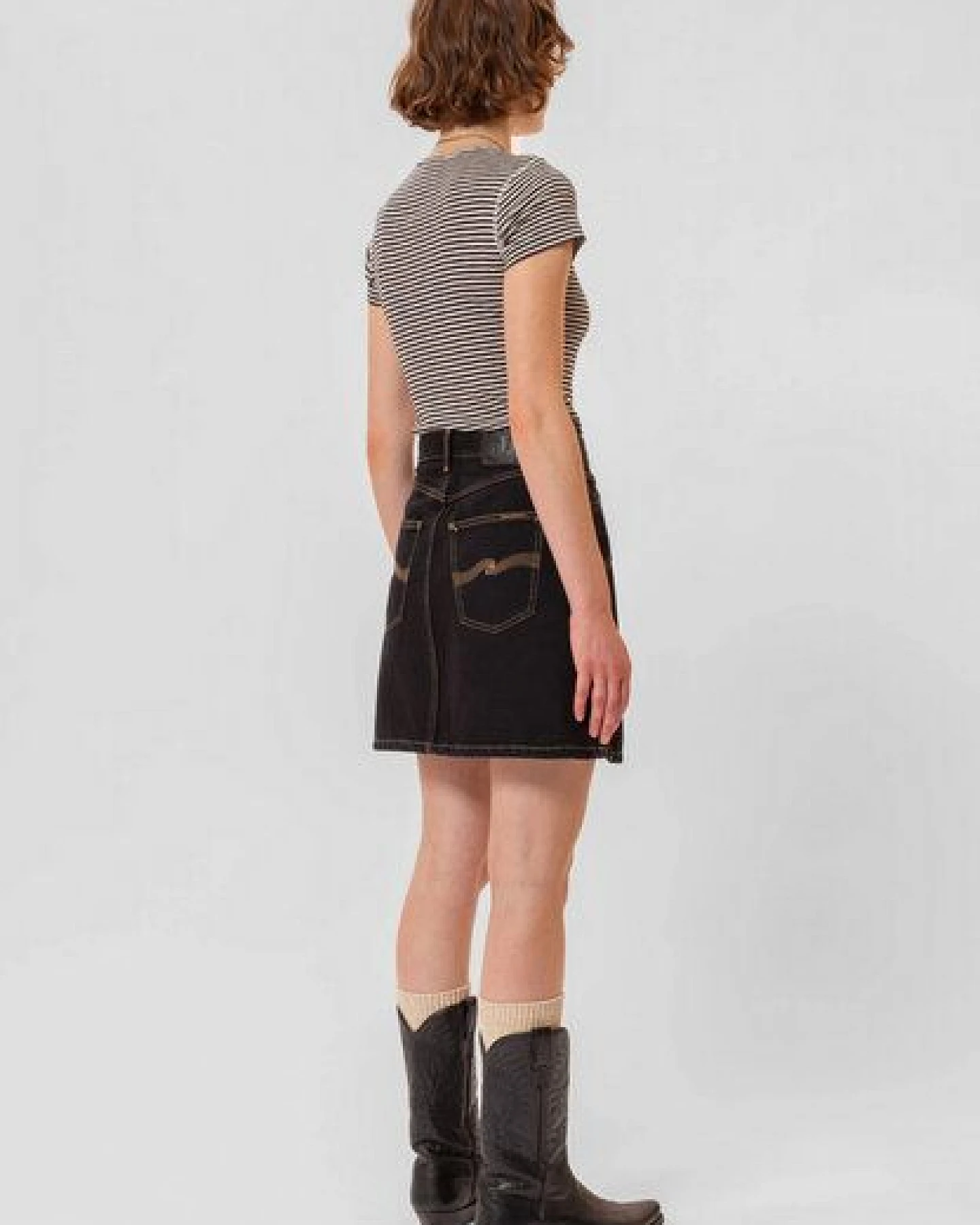 Nudie Jeans Jeansrock Molly Western - aus Bio-Baumwolle – Ansicht 2